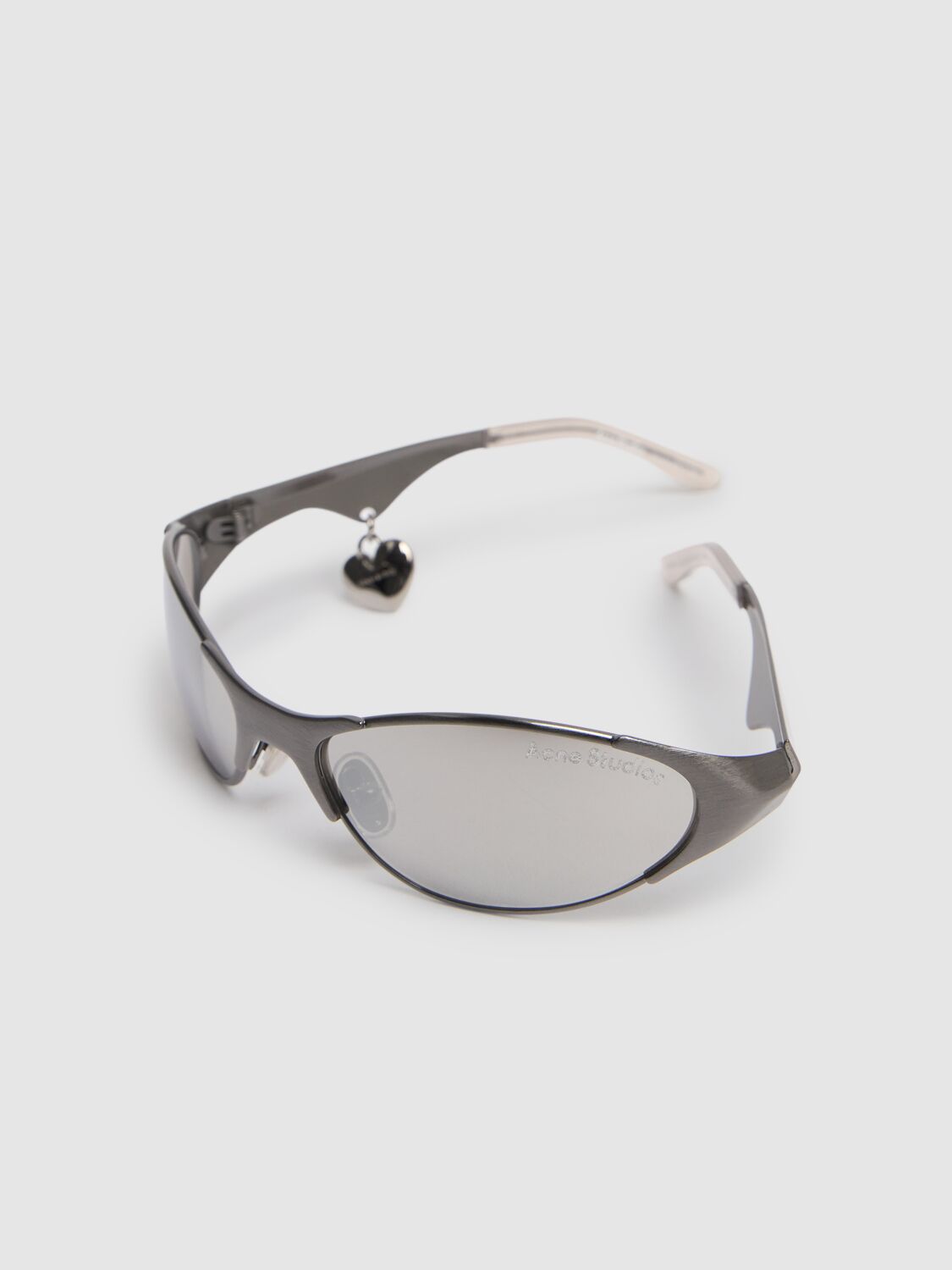 ACNE STUDIOS MIRRORED ROUND SUNGLASSES 