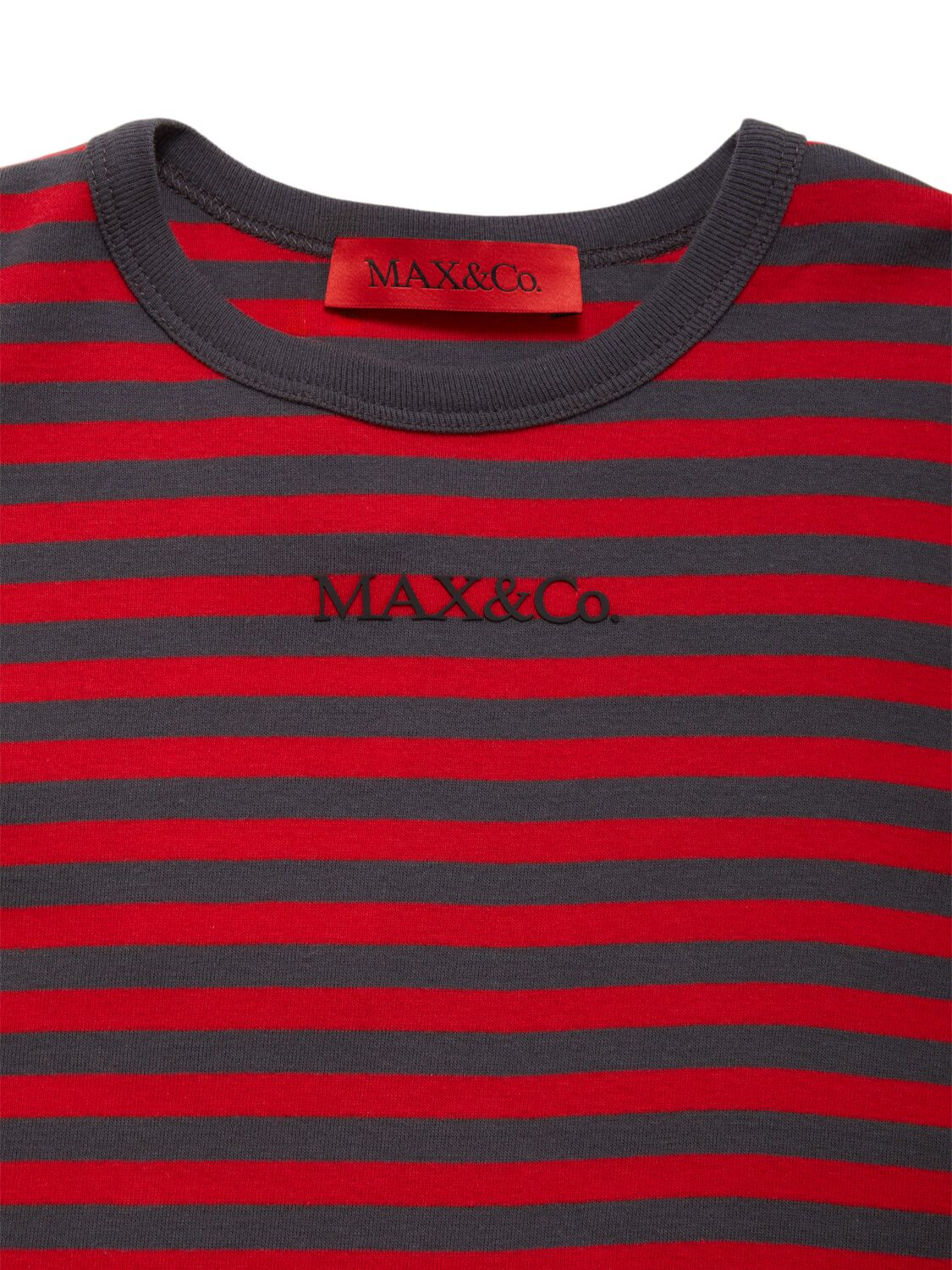 Max & Co Striped Cotton Jersey T-shirt In Multi