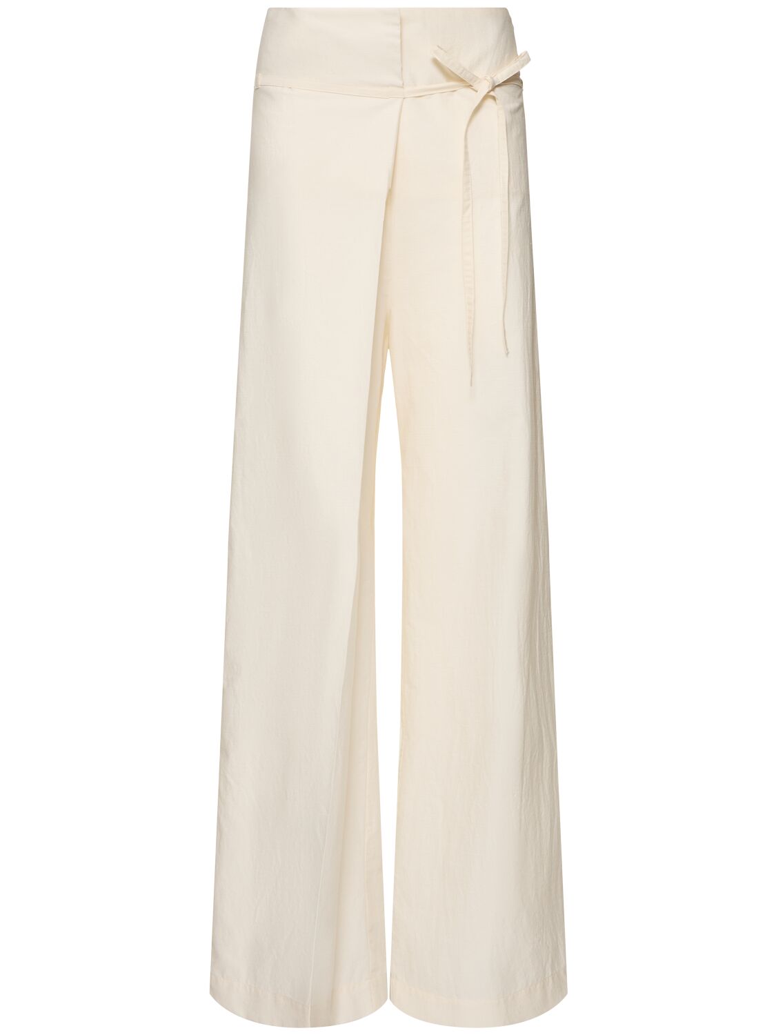 Sculptural Cotton Blend Pants - RÓHE - Modalova