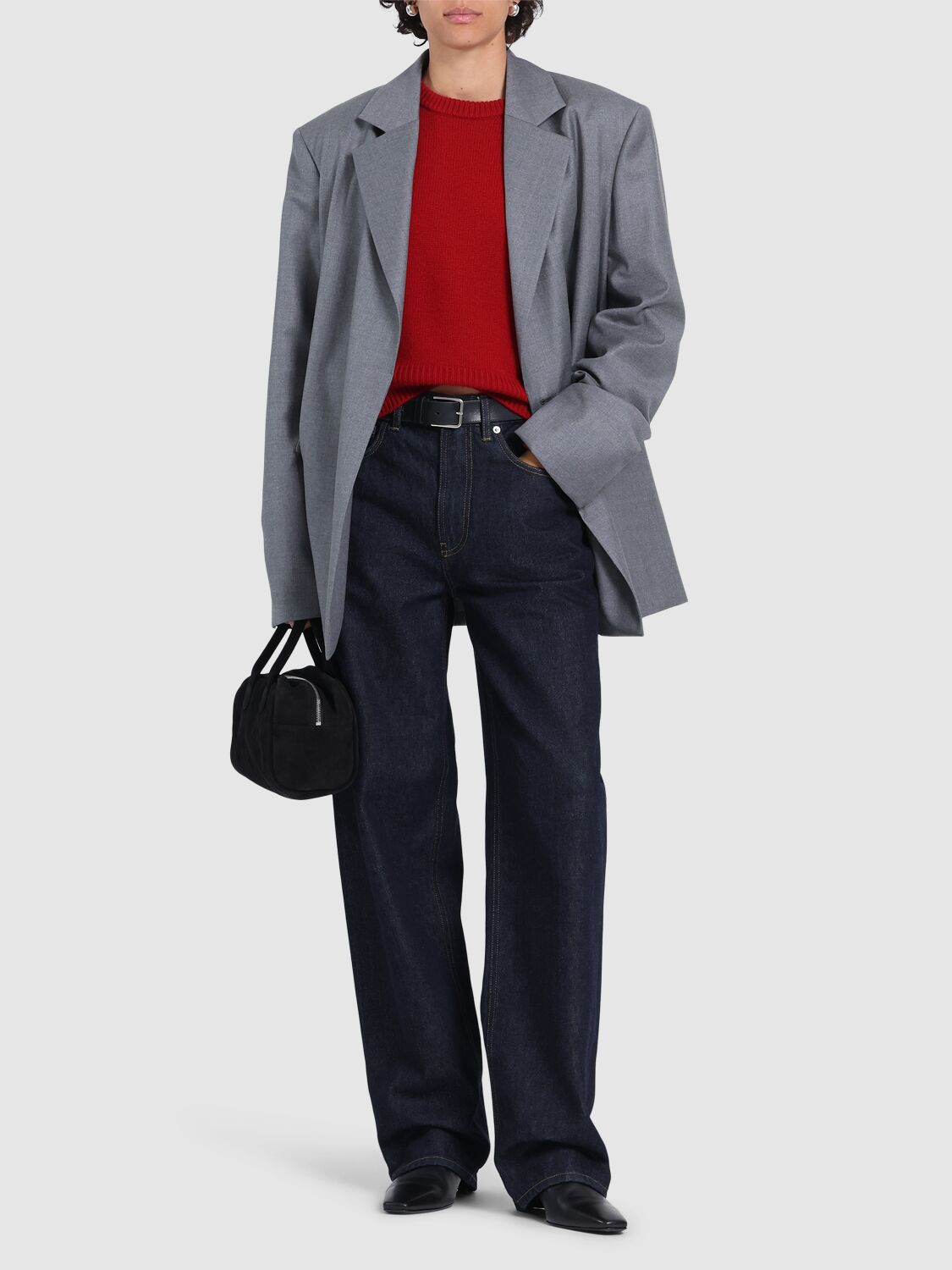 LOULOU STUDIO SAMUR COTTON DENIM JEANS 