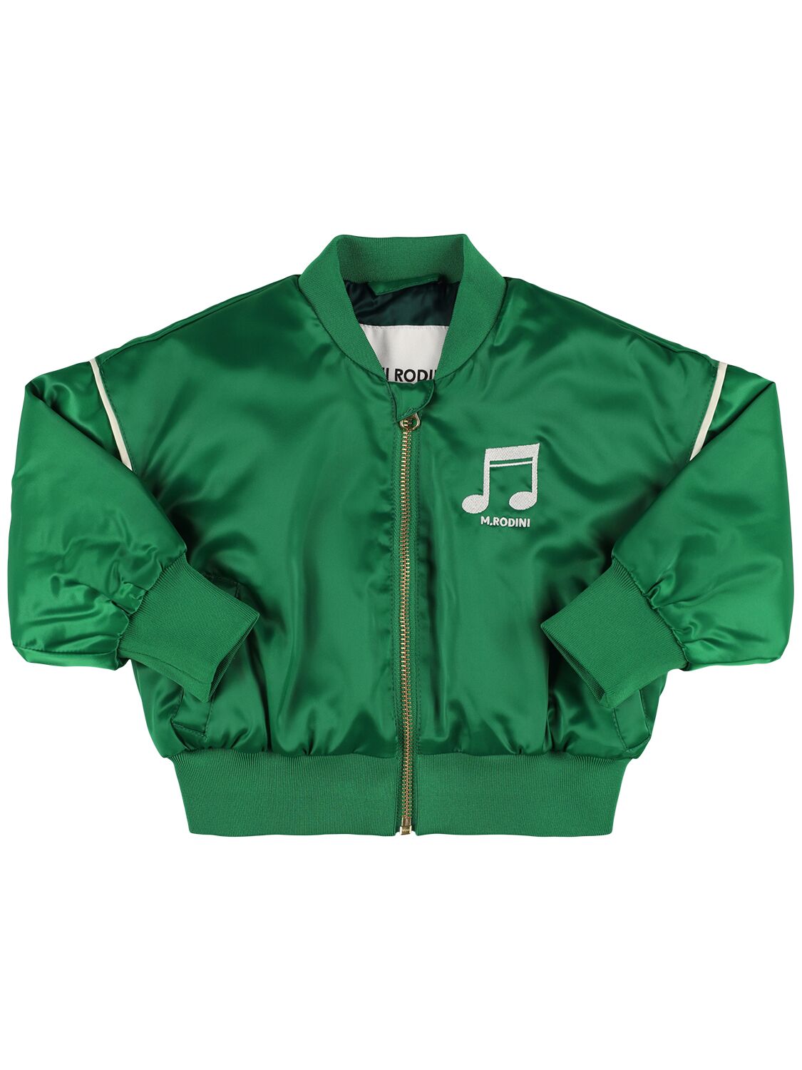 Mini Rodini Printed Satin Bomber Jacket