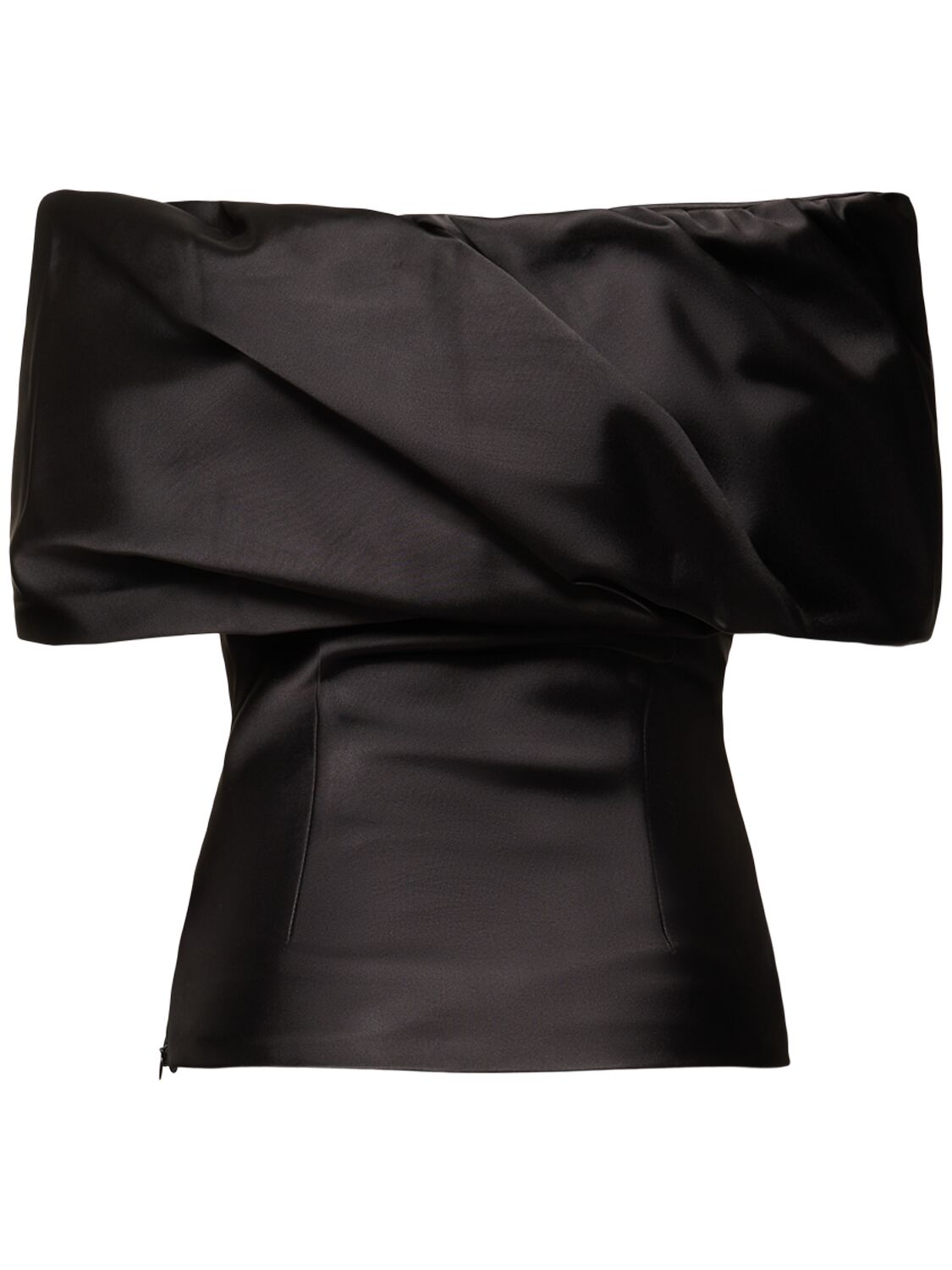 ENTIRE STUDIOS BARGE SATIN TOP 