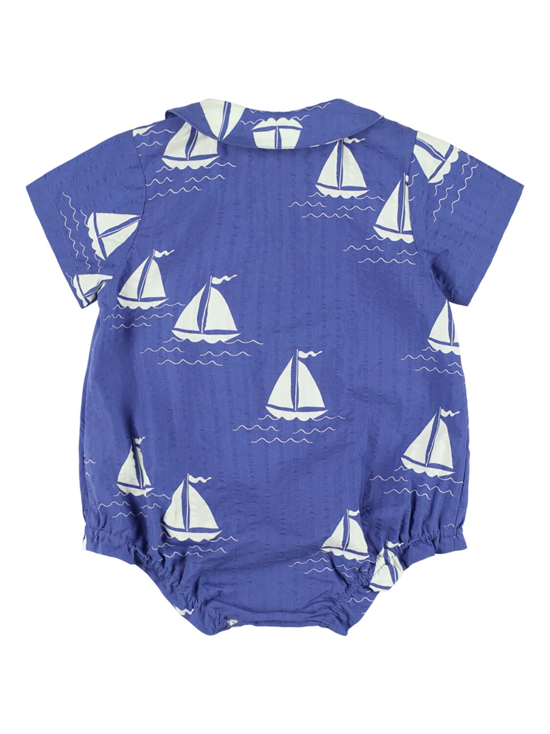 Mini Rodini Printed Woven Cotton Bodysuit
