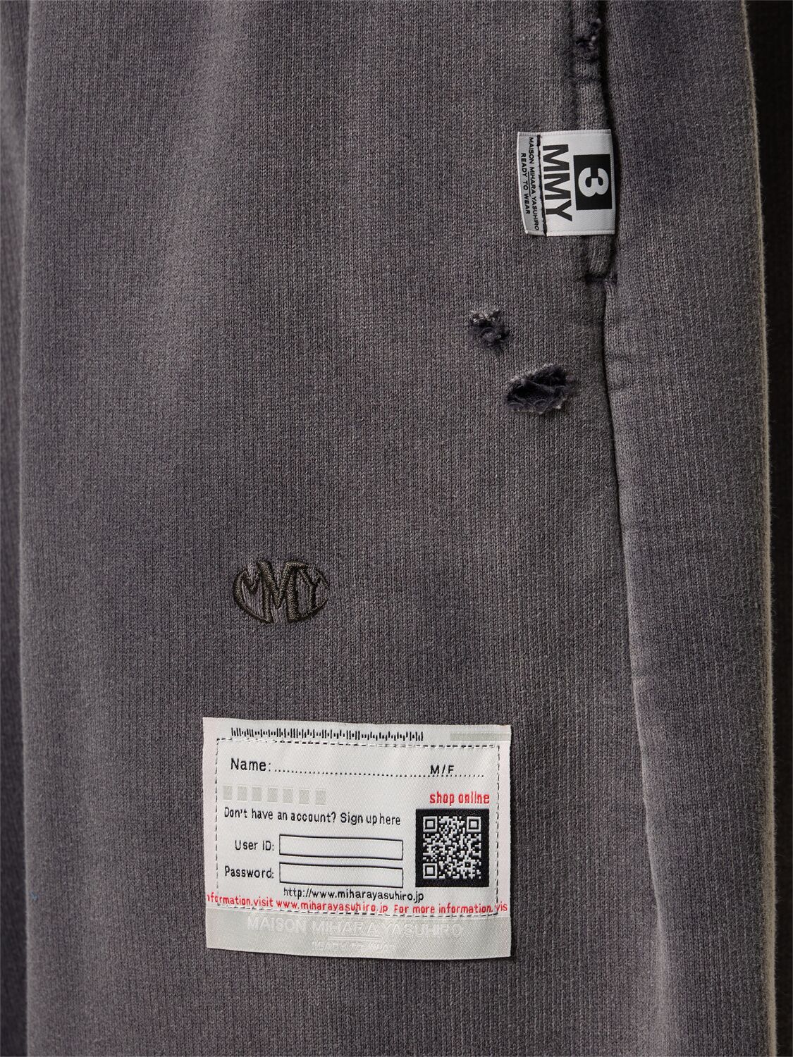 Miharayasuhiro Sun Faded Pants