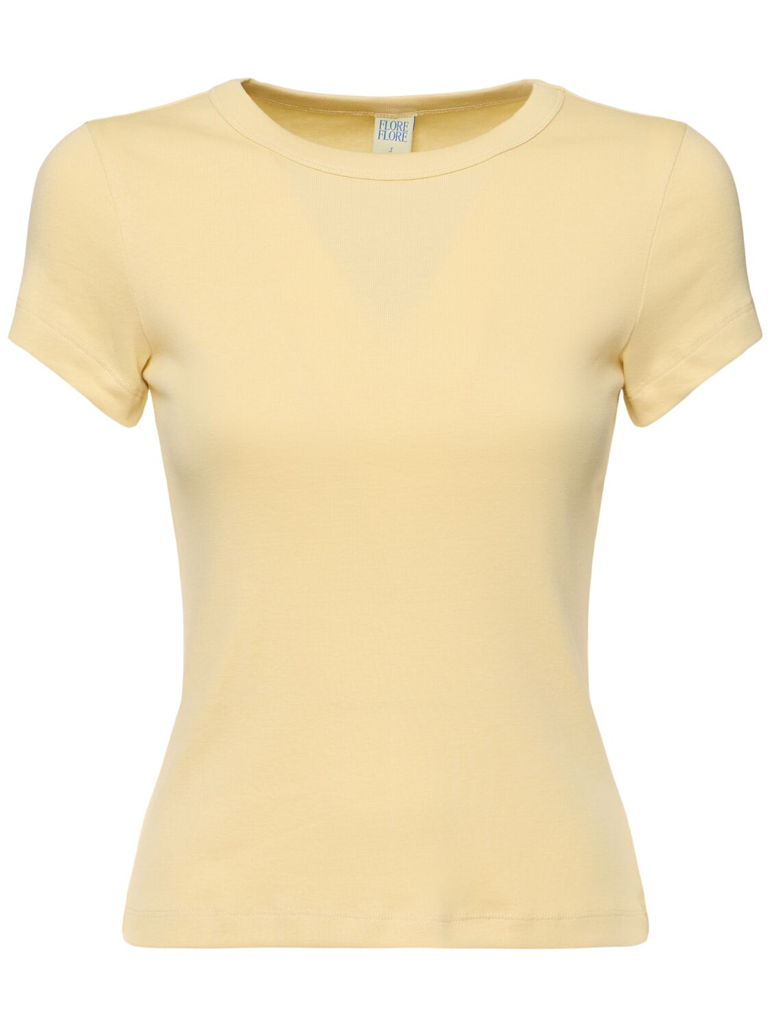 Flore Flore Car Organic Cotton Rib S/s Baby T-shirt