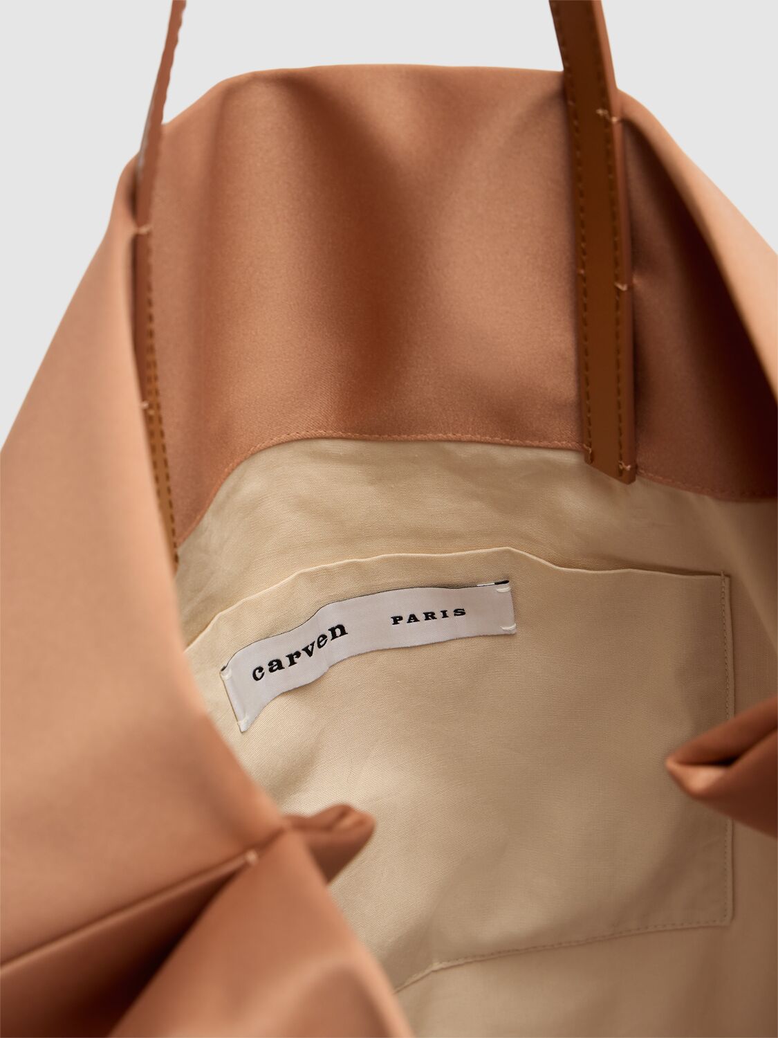 CARVEN JEANNE SATIN TOTE BAG 