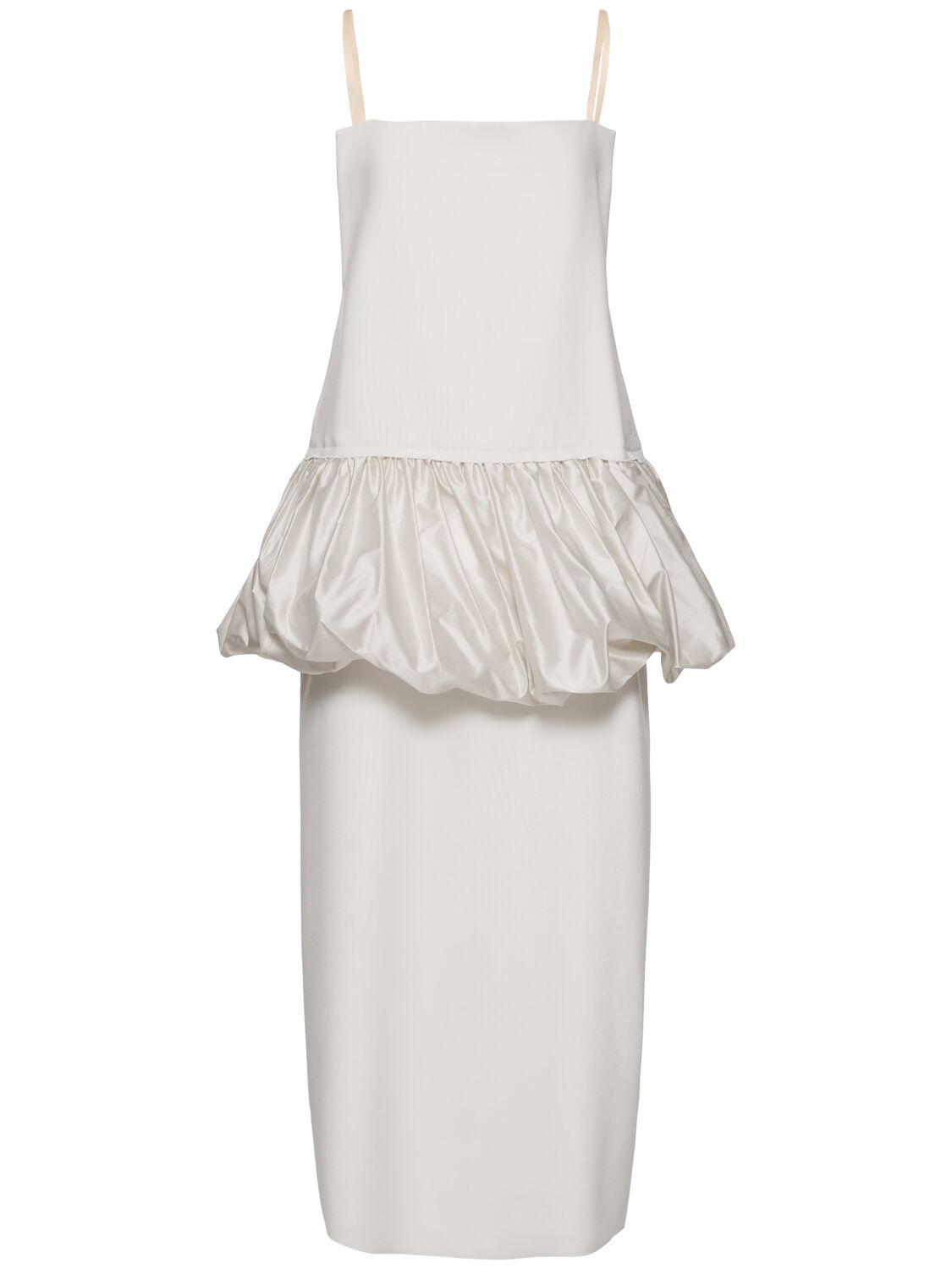 Puff Waist Wool Dress - CARVEN - Modalova