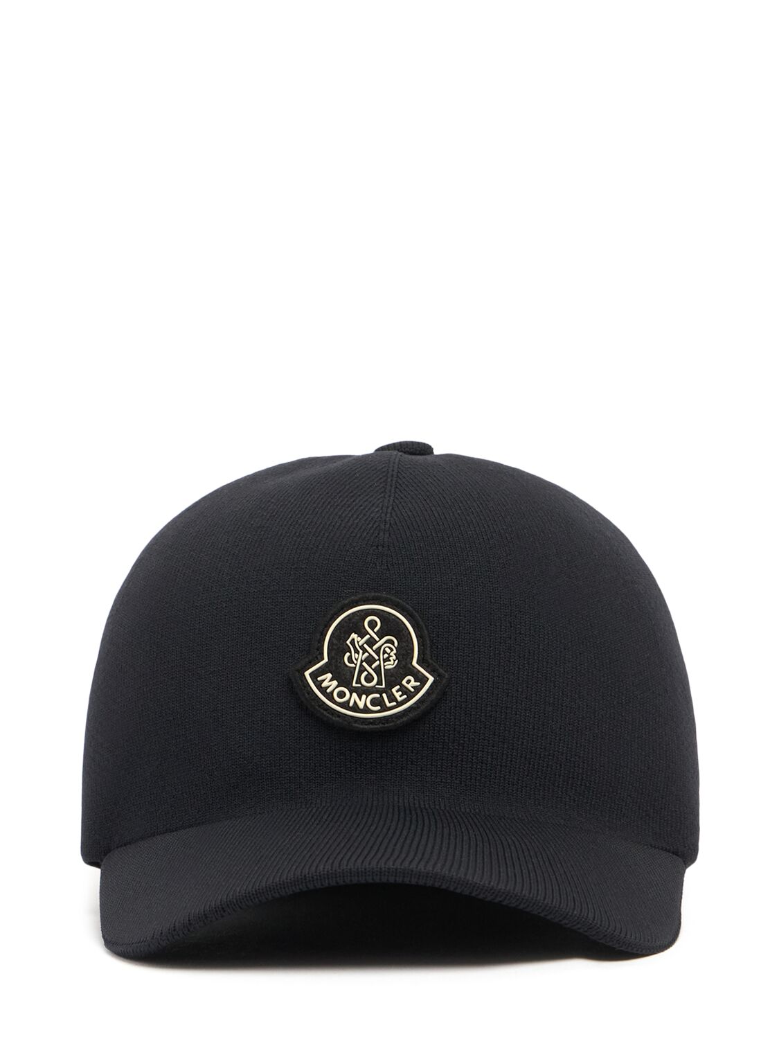 Moncler Cny Nylon Baseball Cap In Black