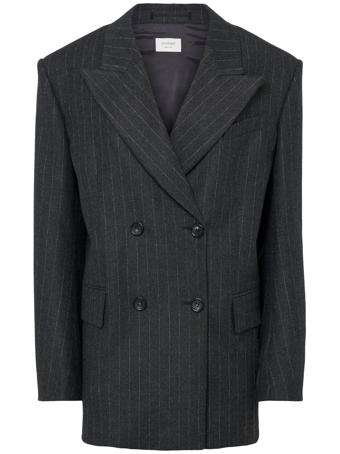 Belford Pinstripe Flannel Blazer