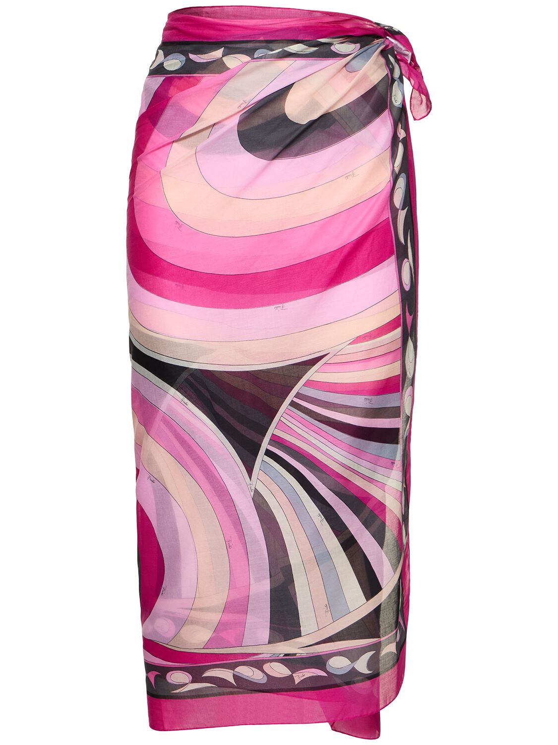 Pucci Printed Cotton Pareo Skirt