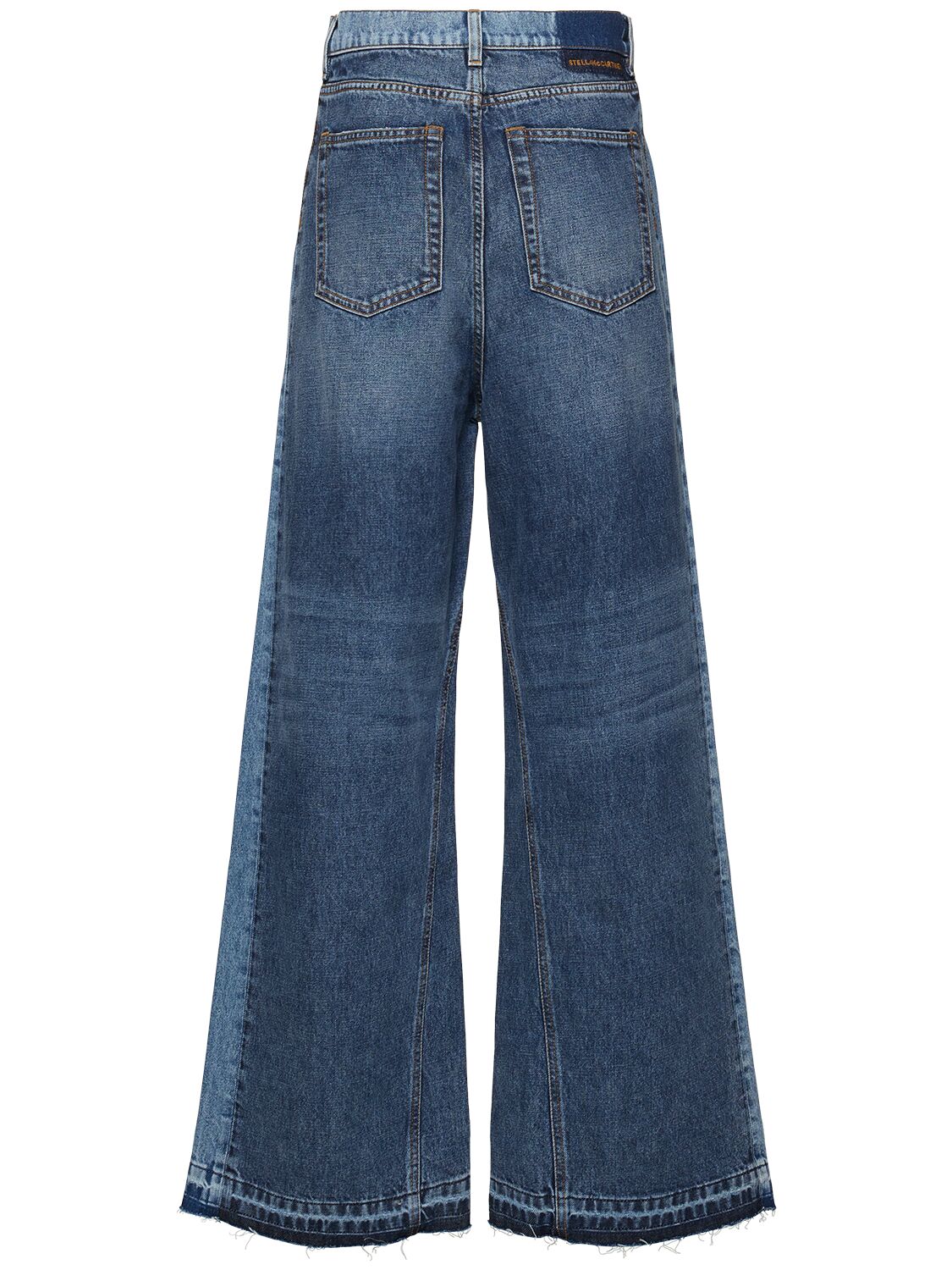 STELLA MCCARTNEY STONEWASHED WIDE LEG JEANS 