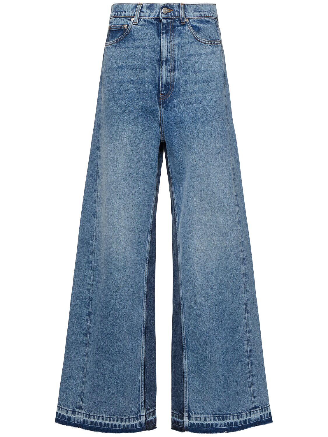 Stella Mccartney Stonewashed Wide Leg Jeans