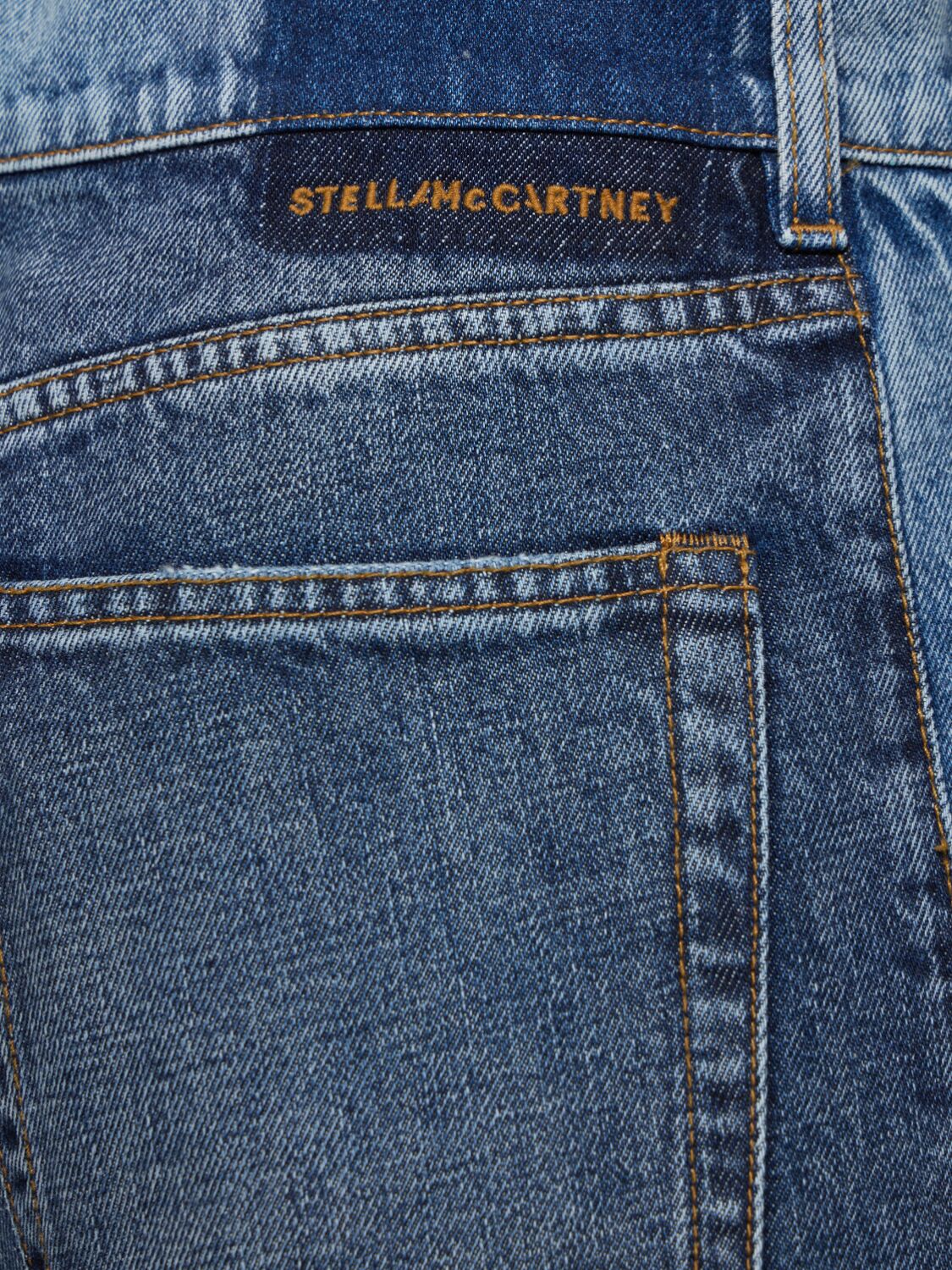 STELLA MCCARTNEY STONEWASHED WIDE LEG JEANS 