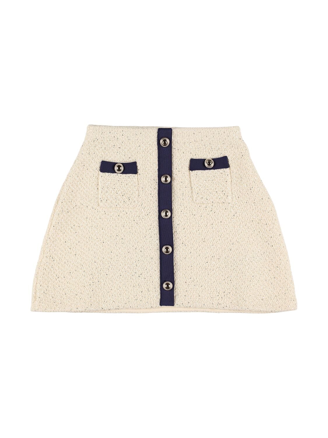 Sequined Knit Skirt