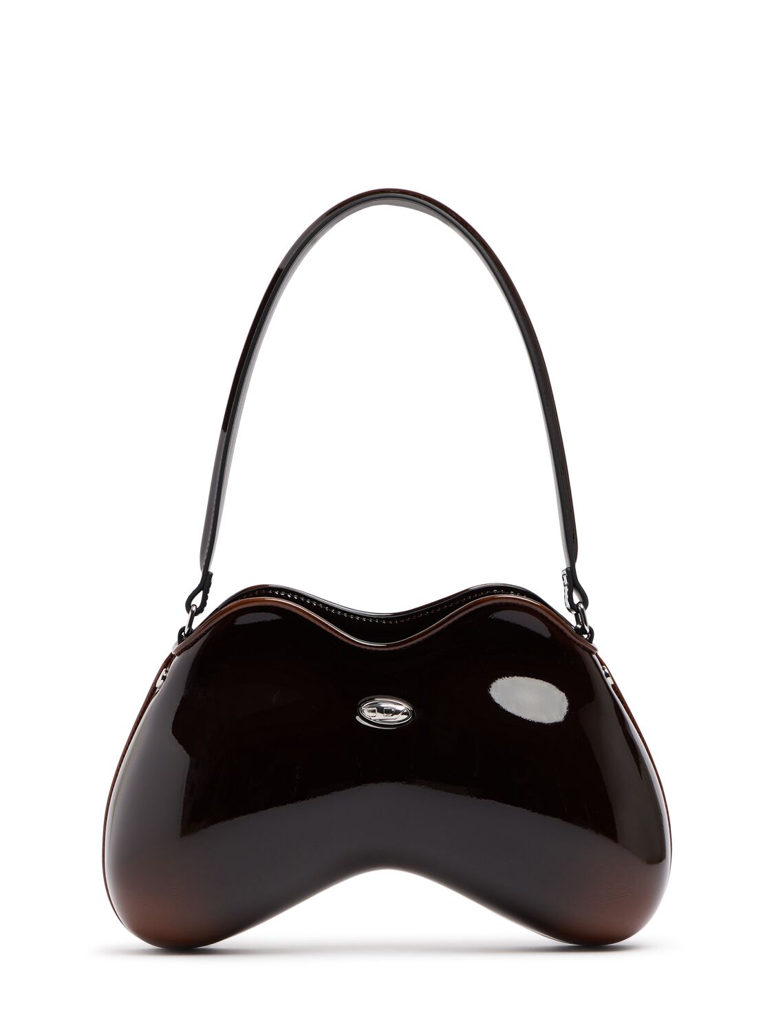 Sac Porté Épaule Verni Double D - DIESEL - Modalova