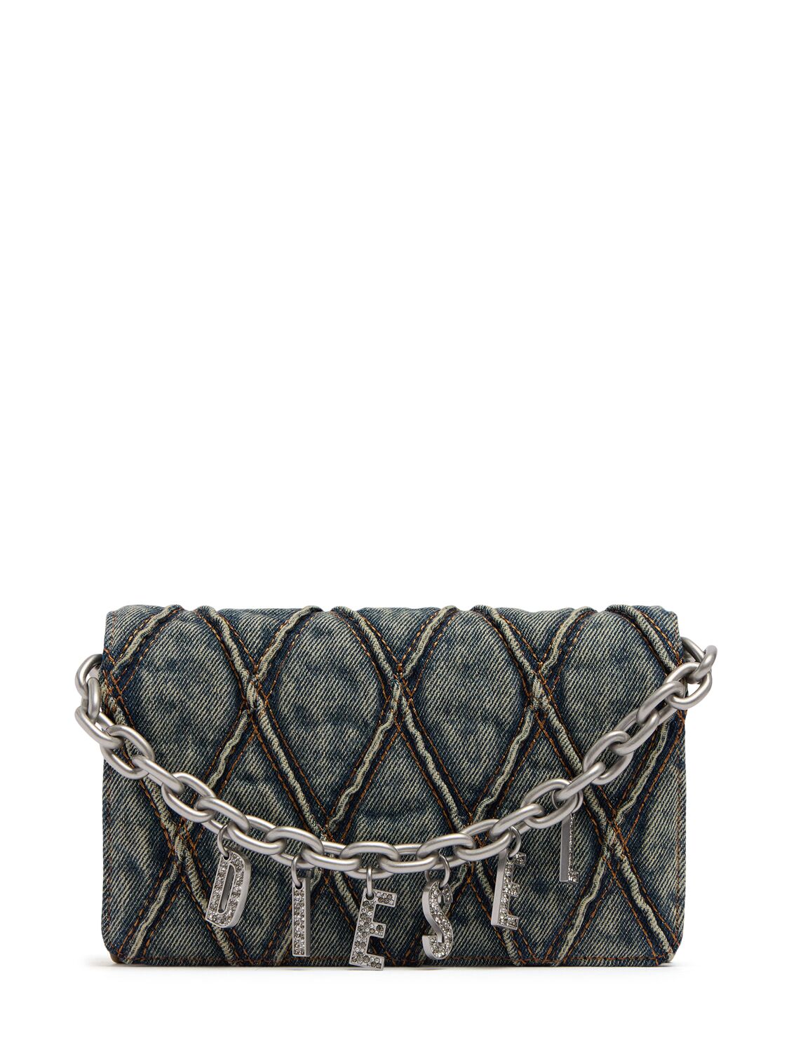 Diesel Charm-d Denim Wallet W/chain