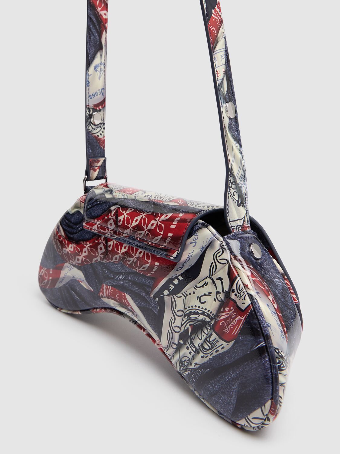 Shop Diesel Play Crossbody Printed Bag