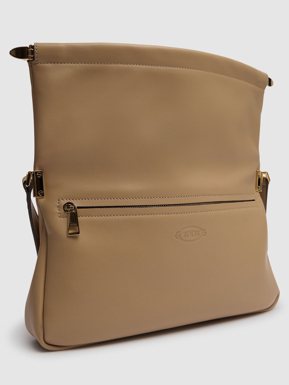 Shop Tod's Small Crn Leather Clutch