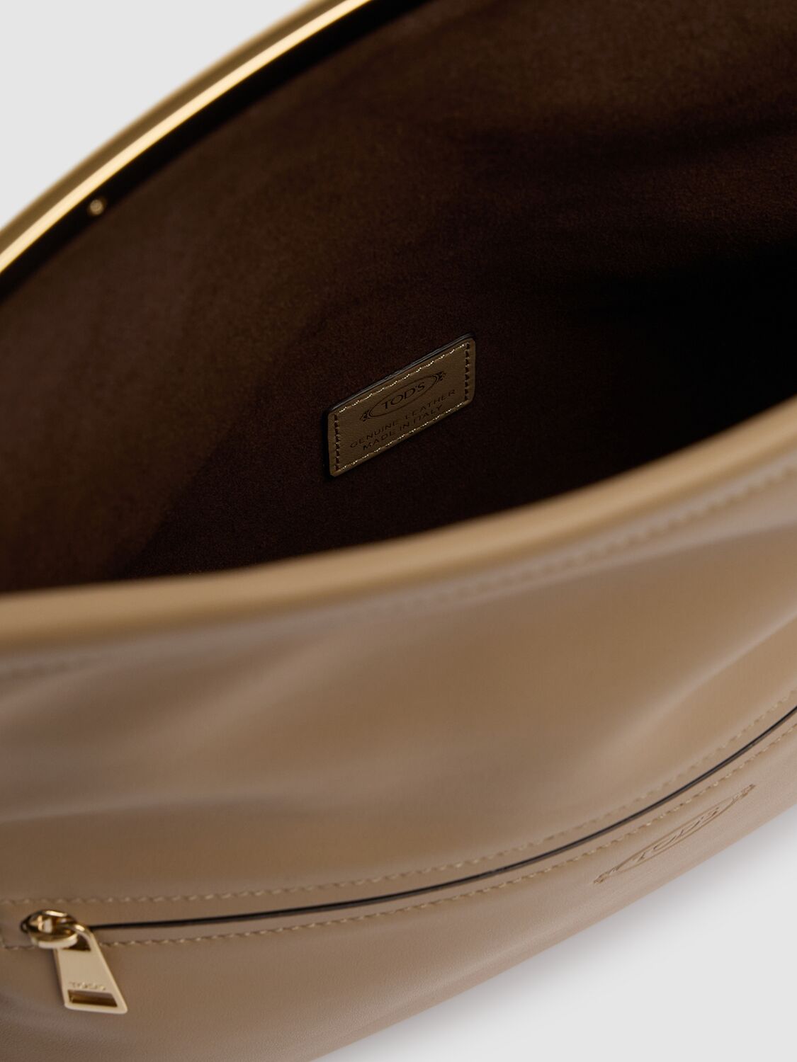 Shop Tod's Small Crn Leather Clutch