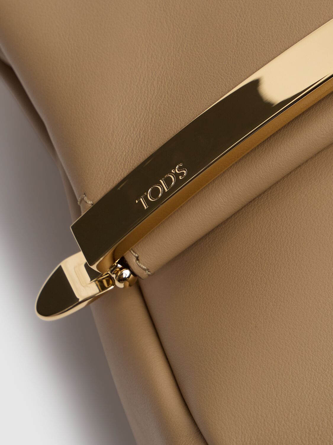 Shop Tod's Small Crn Leather Clutch