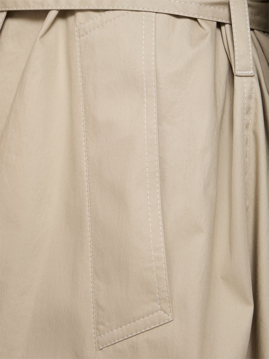 Stella Mccartney Light Cotton Oversize Trench Coat