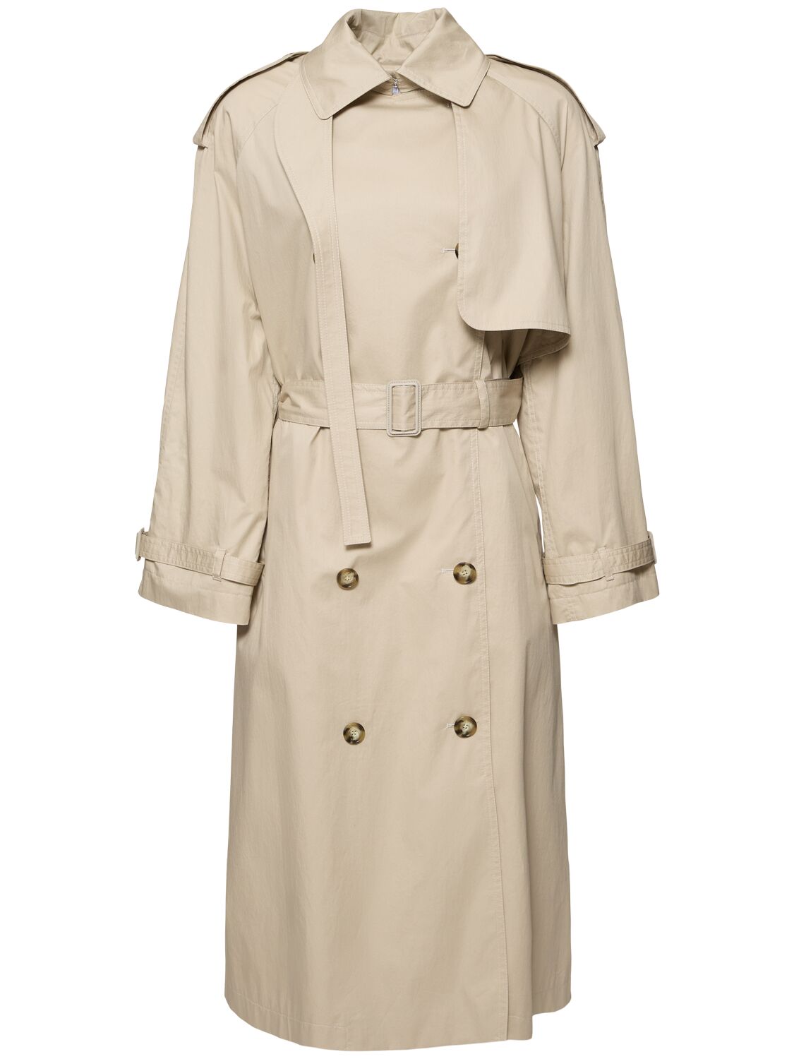 Stella Mccartney Light Cotton Oversize Trench Coat