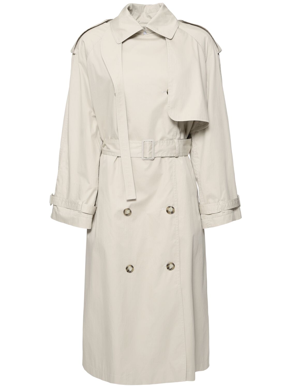 Light Cotton Oversize Trench Coat