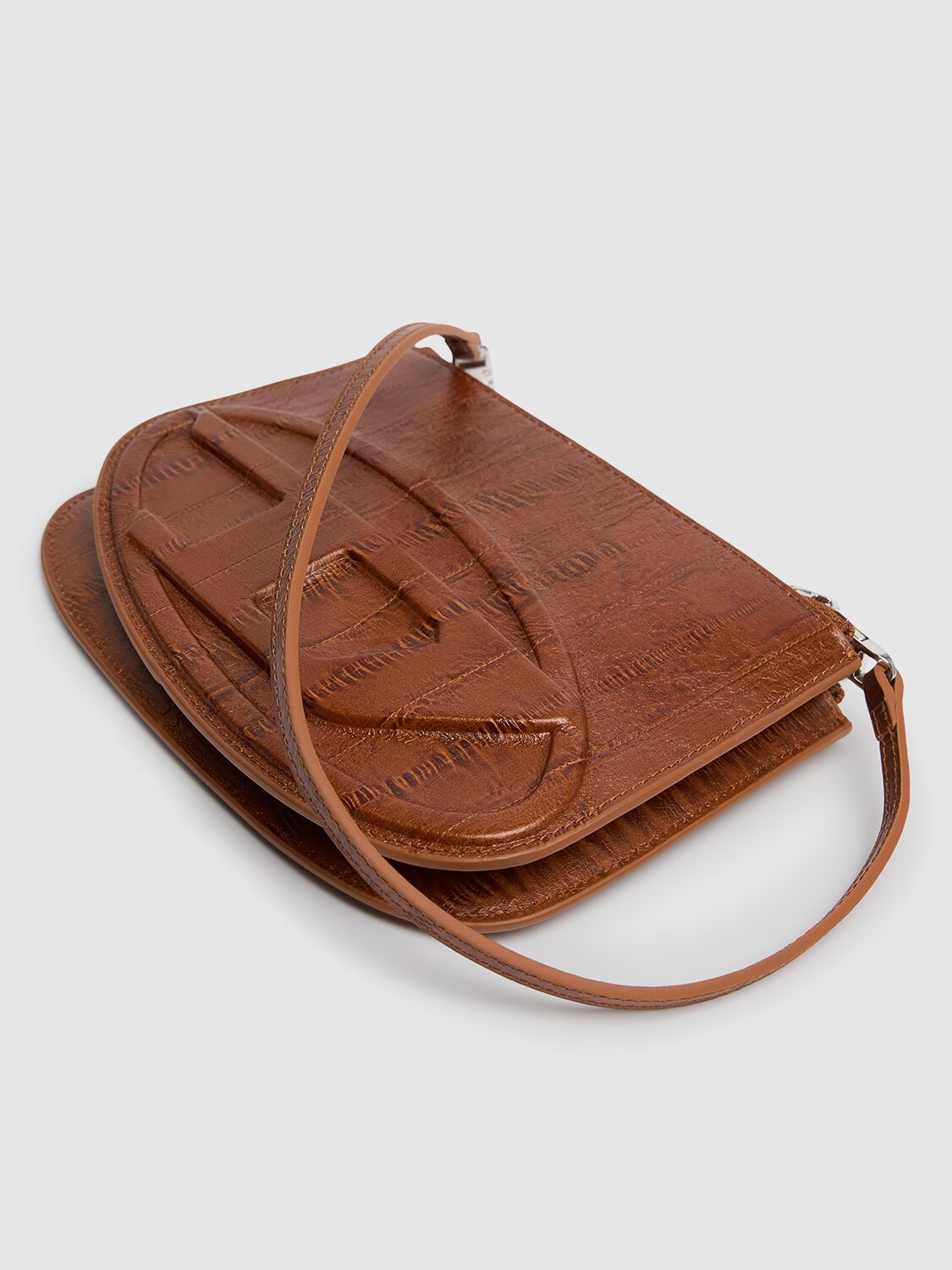 Diesel Twin Shoulder Bag With 2 Zippered Compartments