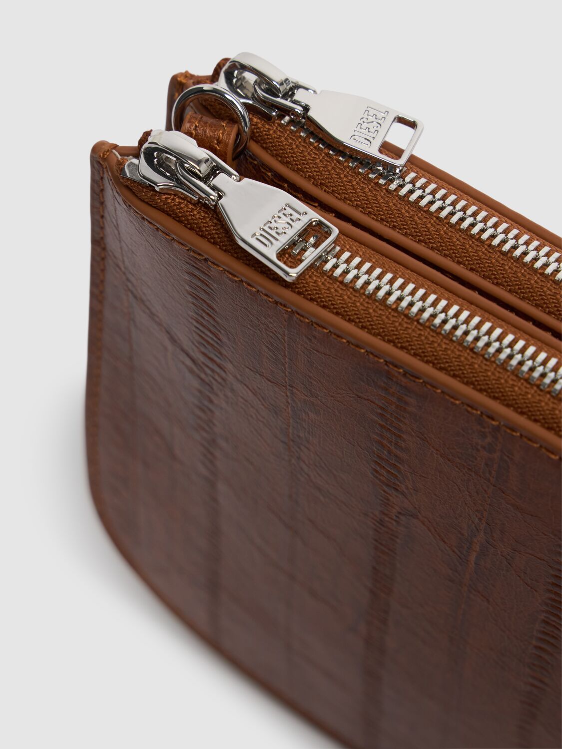 Diesel Twin Shoulder Bag With 2 Zippered Compartments