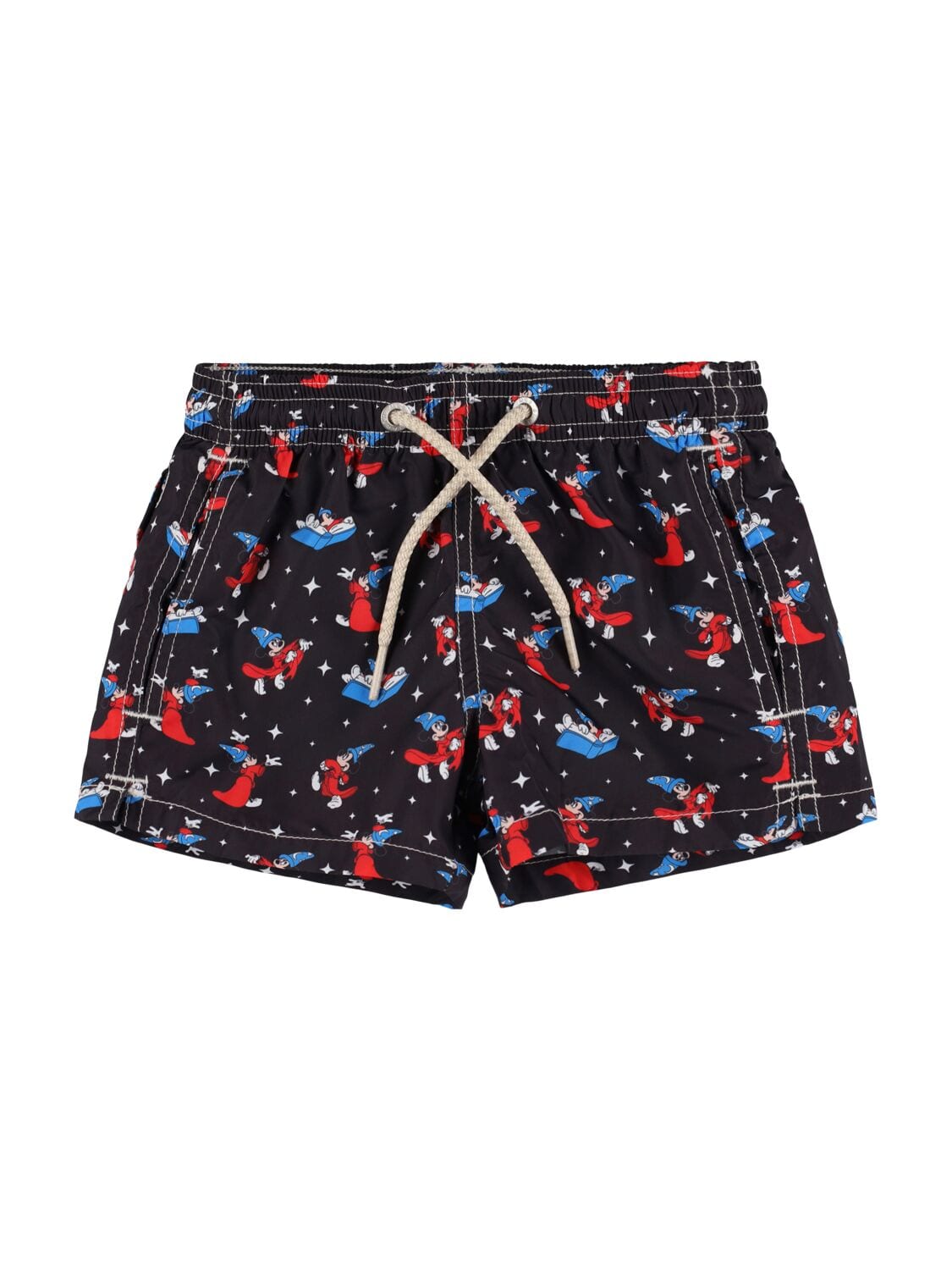 Mickey Print Nylon Swim Shorts