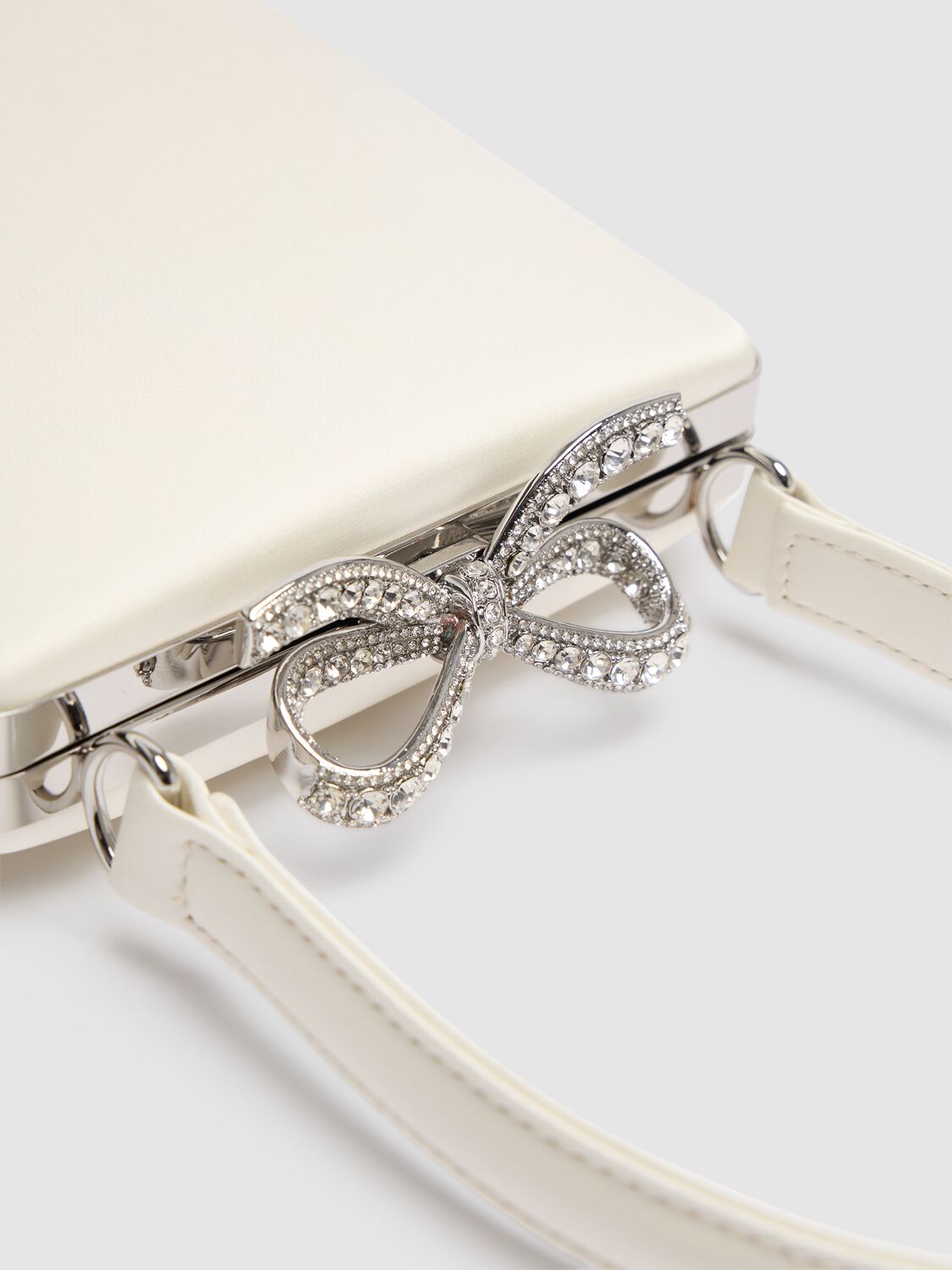 Self-portrait Mini Bow Satin Bag