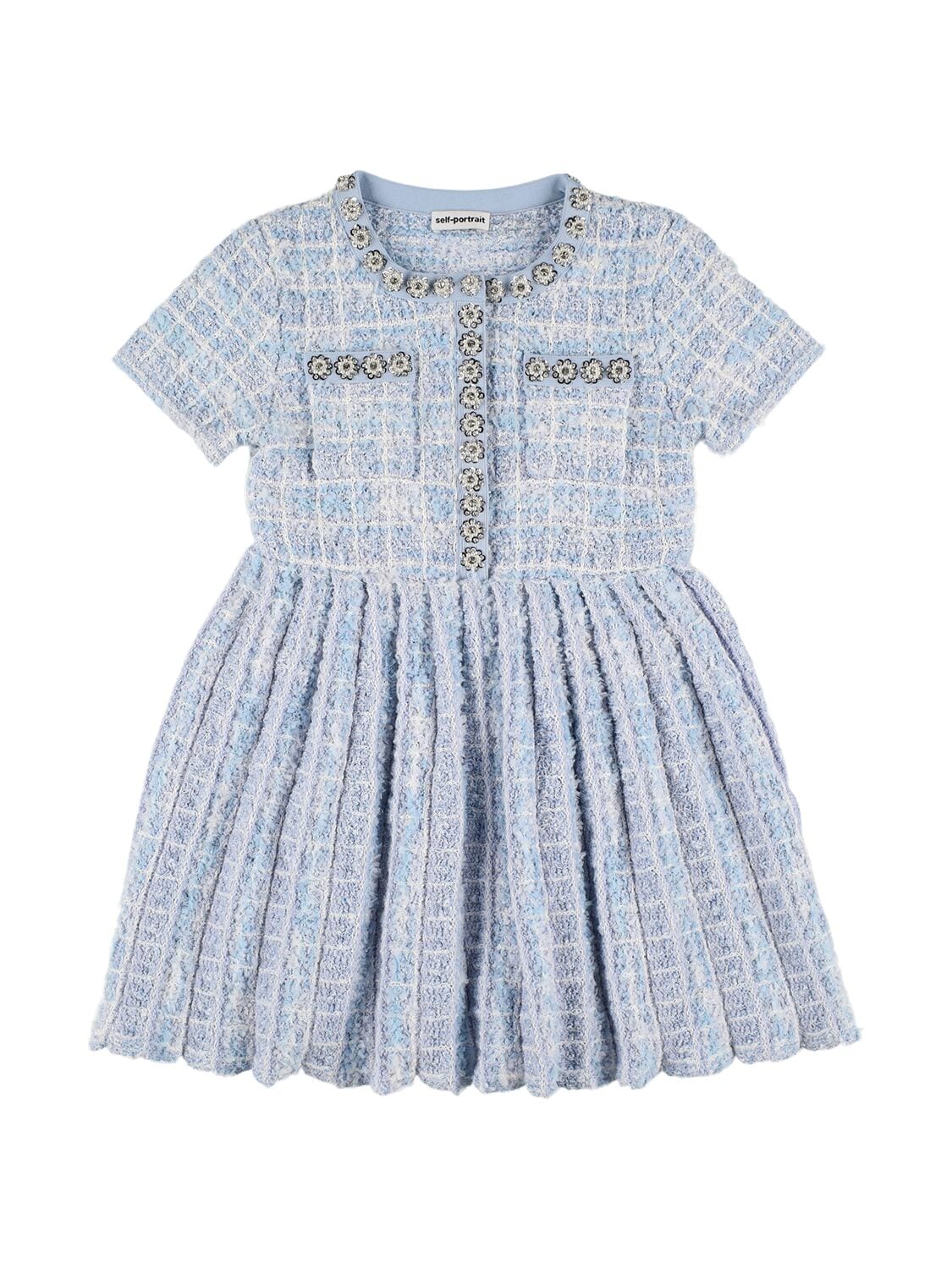Check Knit Dress