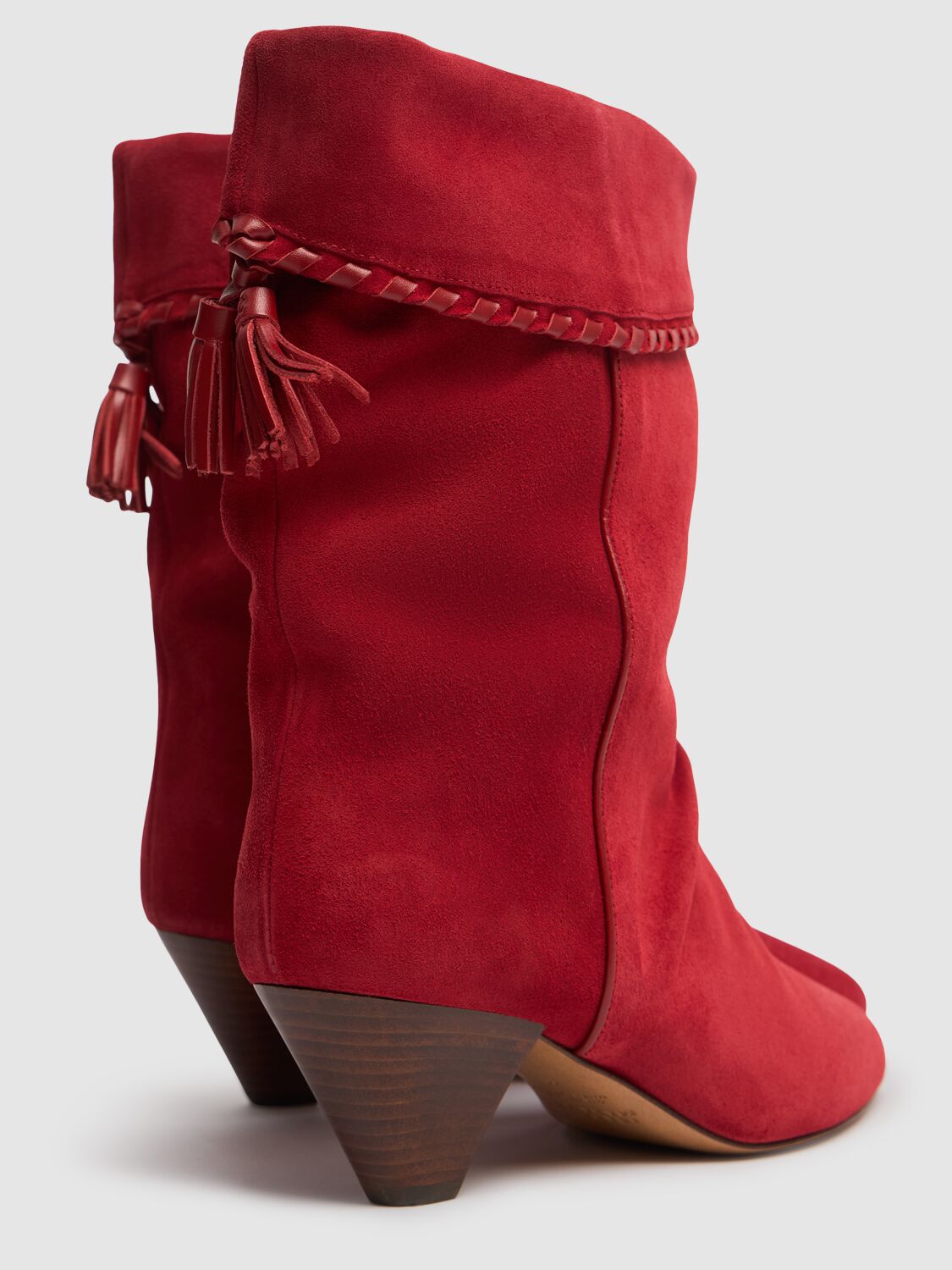 Isabel Marant Dalby Suede Cowboy Boots