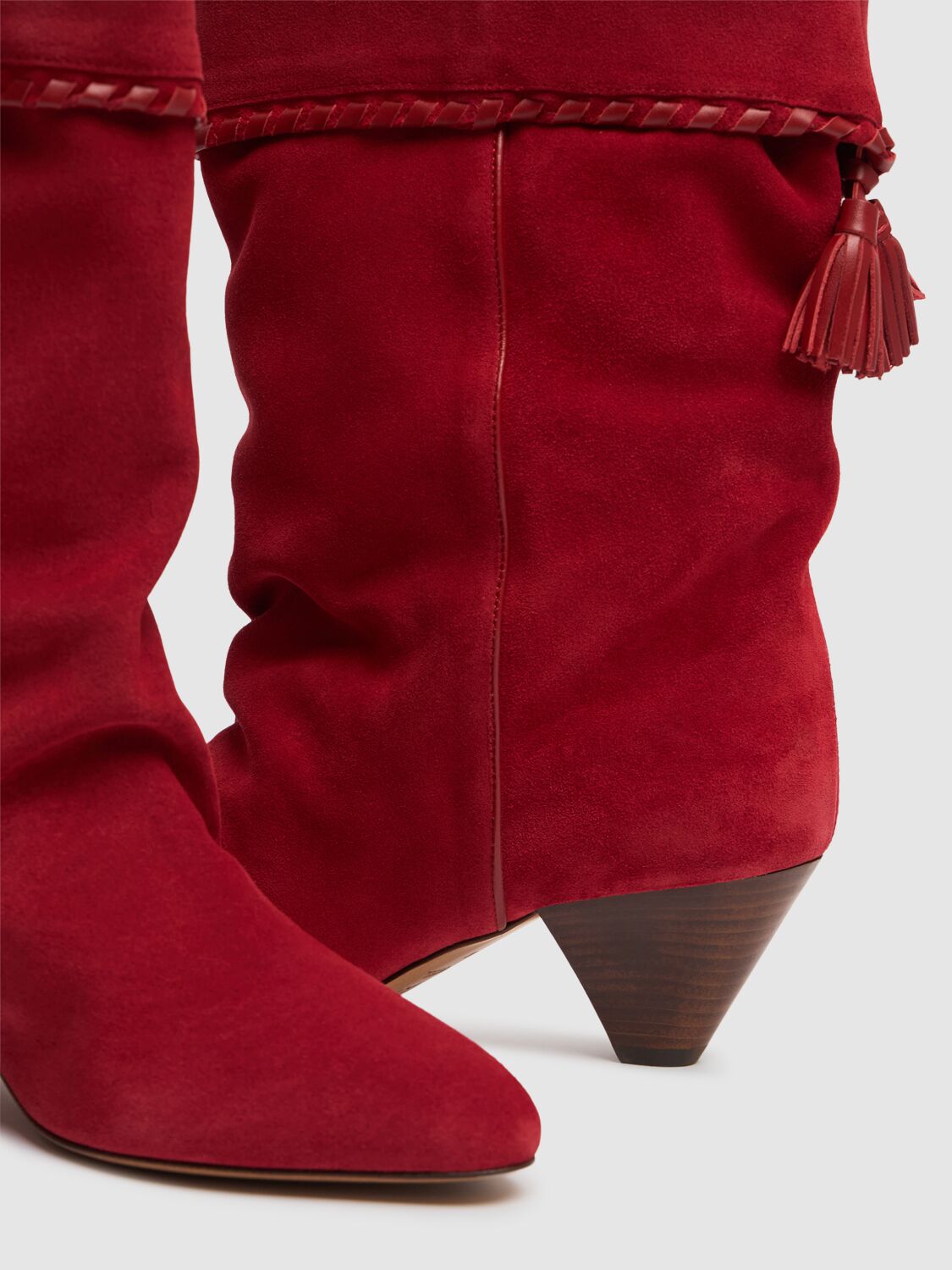 Isabel Marant Dalby Suede Cowboy Boots
