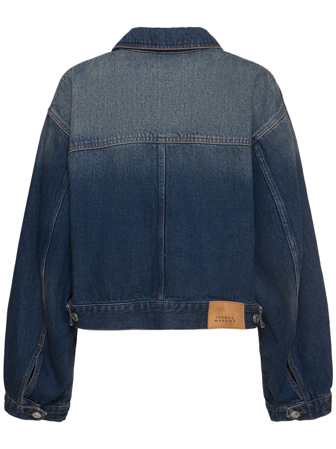 Shop Isabel Marant Josephine Cotton Denim Jacket