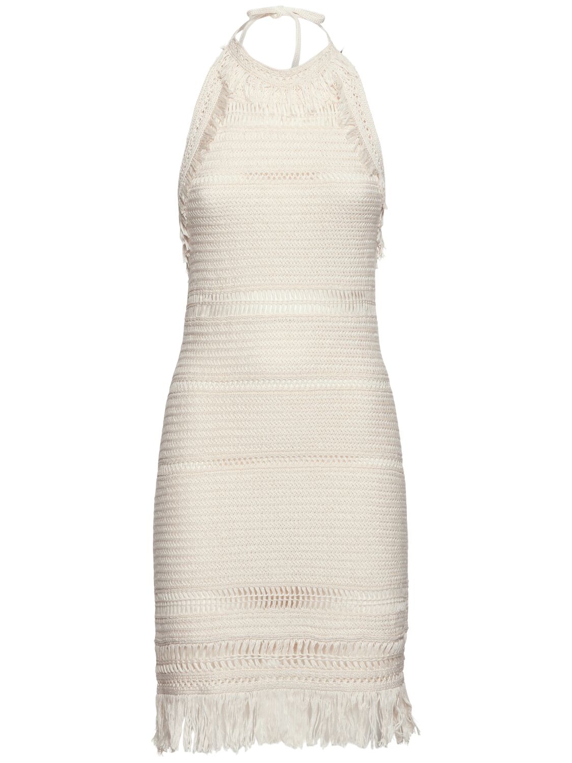 Aralia Fringed Macrame Mini Dress - MARANT ETOILE - Modalova