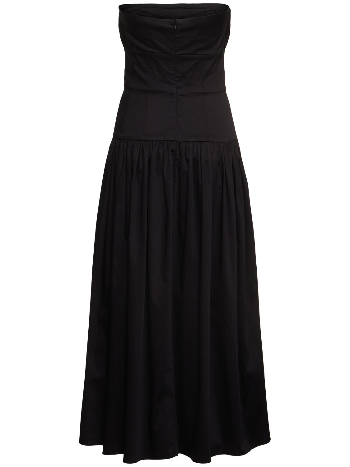 Shop Tove Lauryn Stretch Cotton Strapless Dress