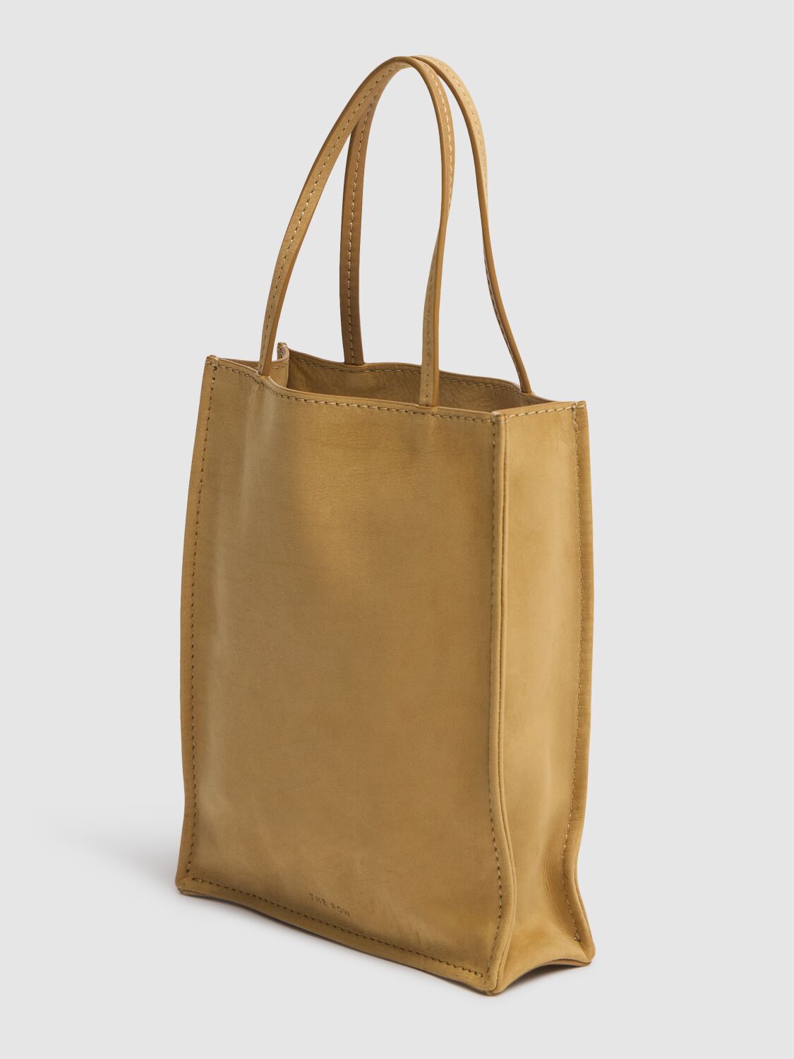 The Row Small To Go Suede Top Handle Bag