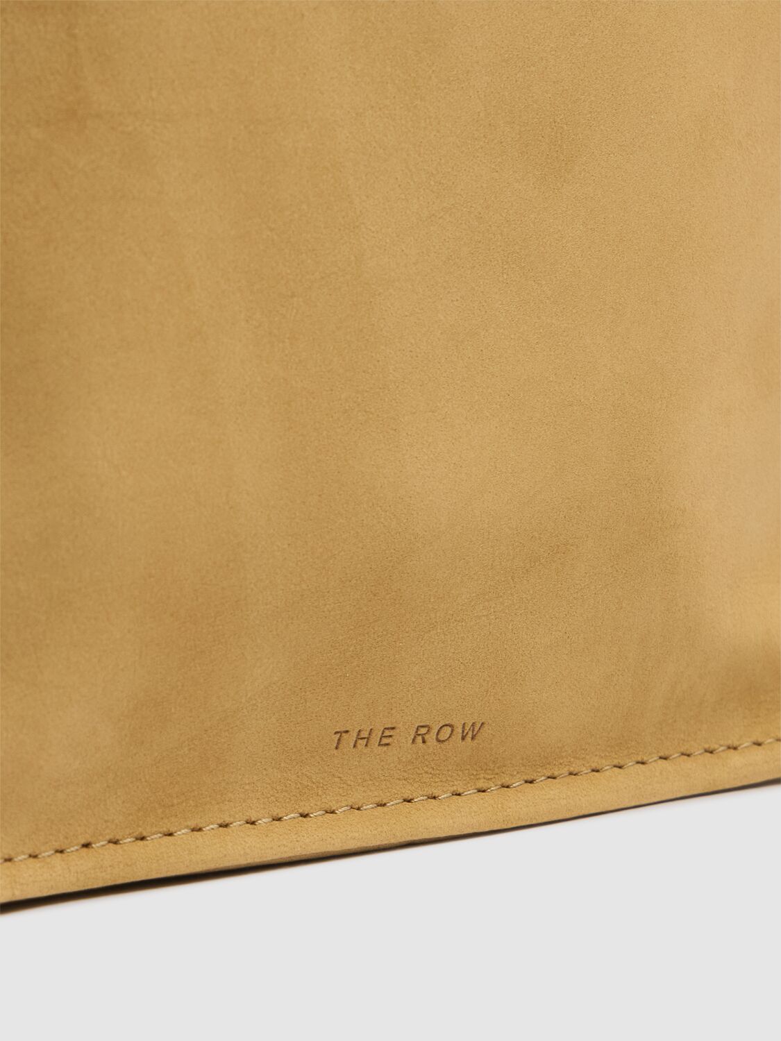 The Row Small To Go Suede Top Handle Bag