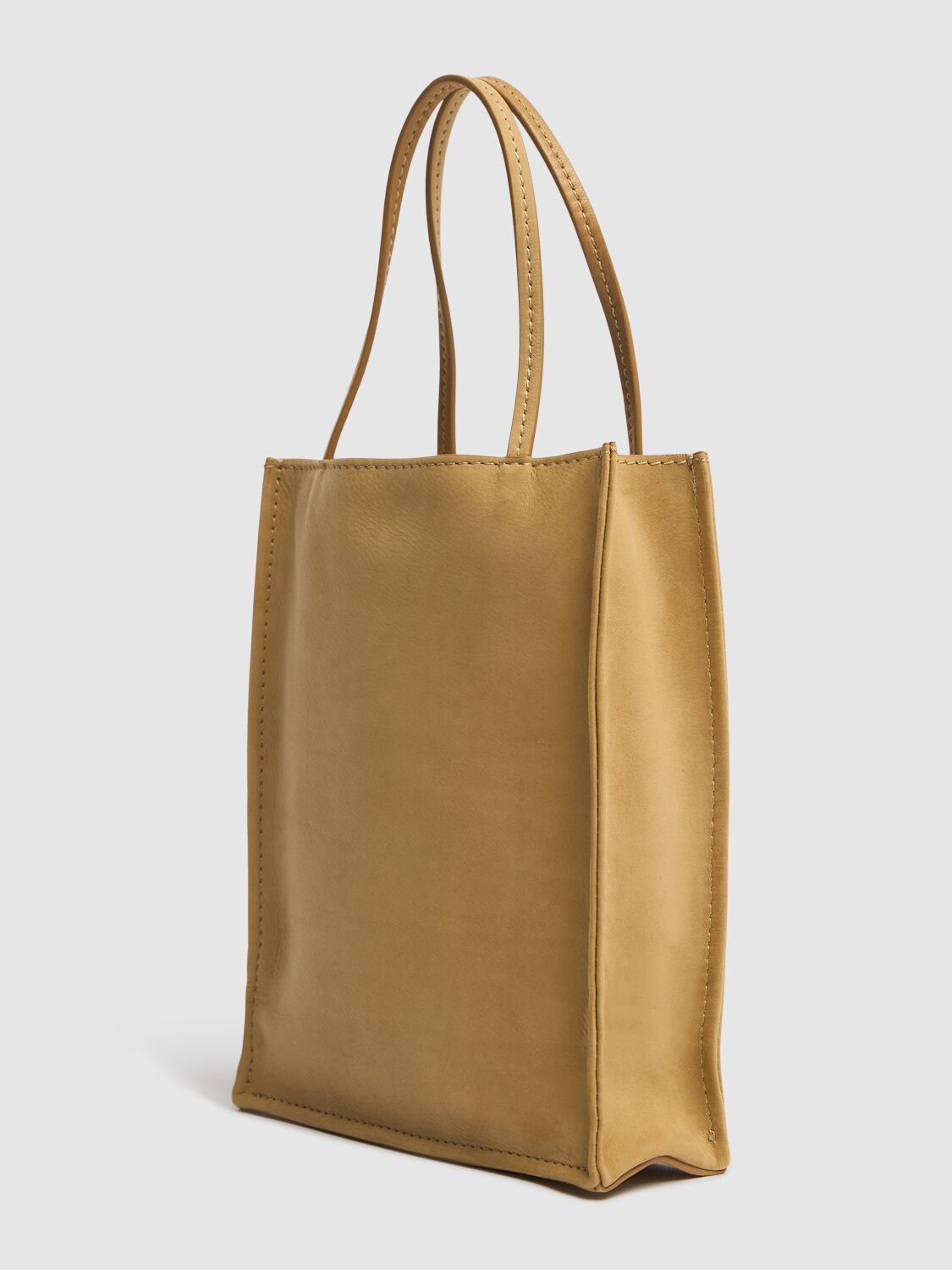 The Row Small To Go Suede Top Handle Bag