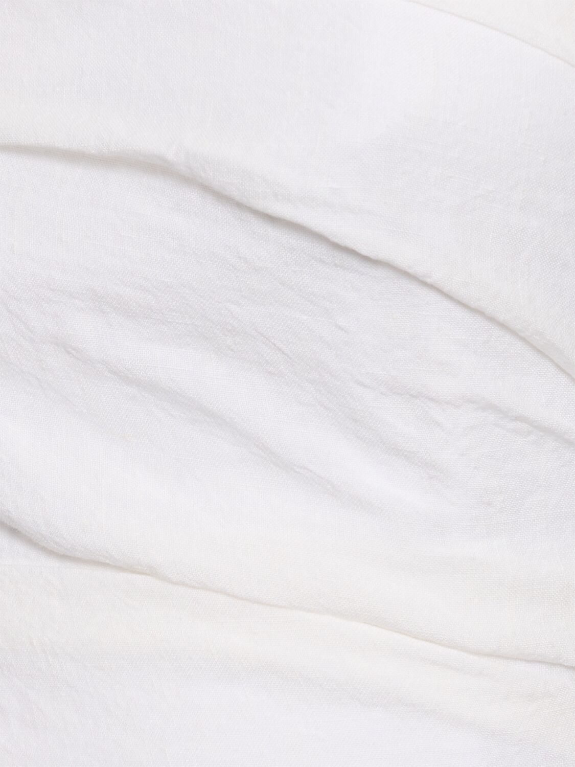 Shop Tove Sabella Linen Strapless Midi Dress