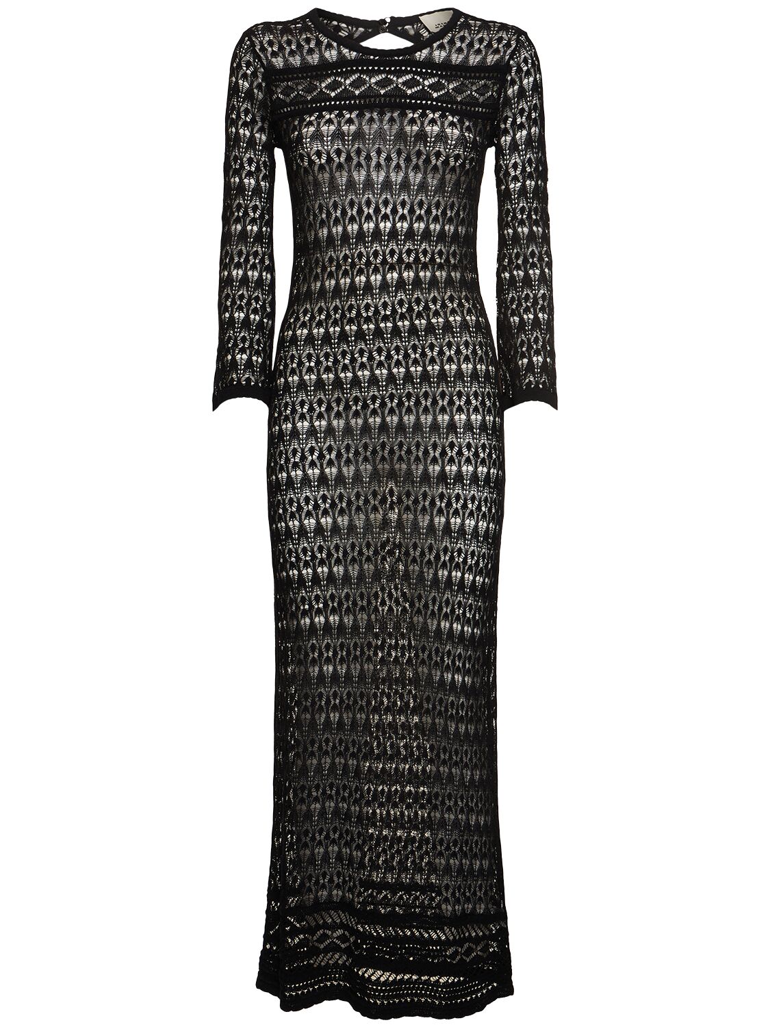 Robe Longue En Crochet De Coton Mélangé Paloma - ISABEL MARANT - Modalova