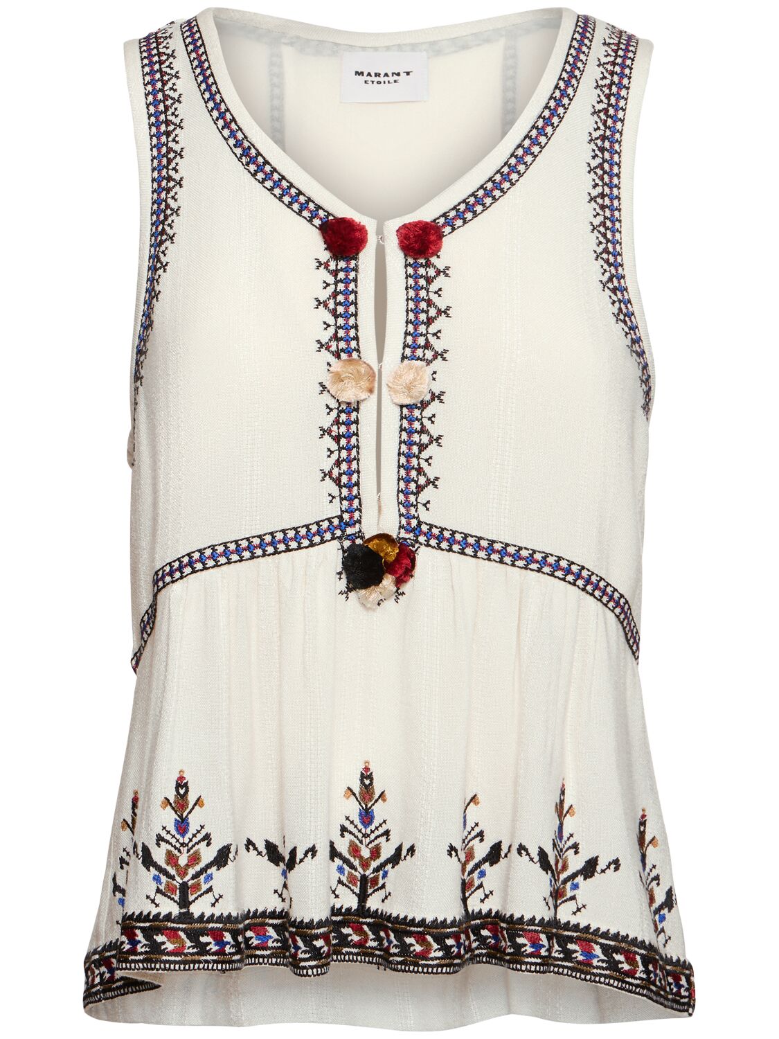 Haut En Viscose Brodée Kourtney - MARANT ETOILE - Modalova