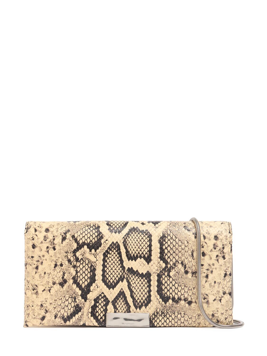 Sac E/w En Cuir Imprimé Python Carnet - JIL SANDER - Modalova