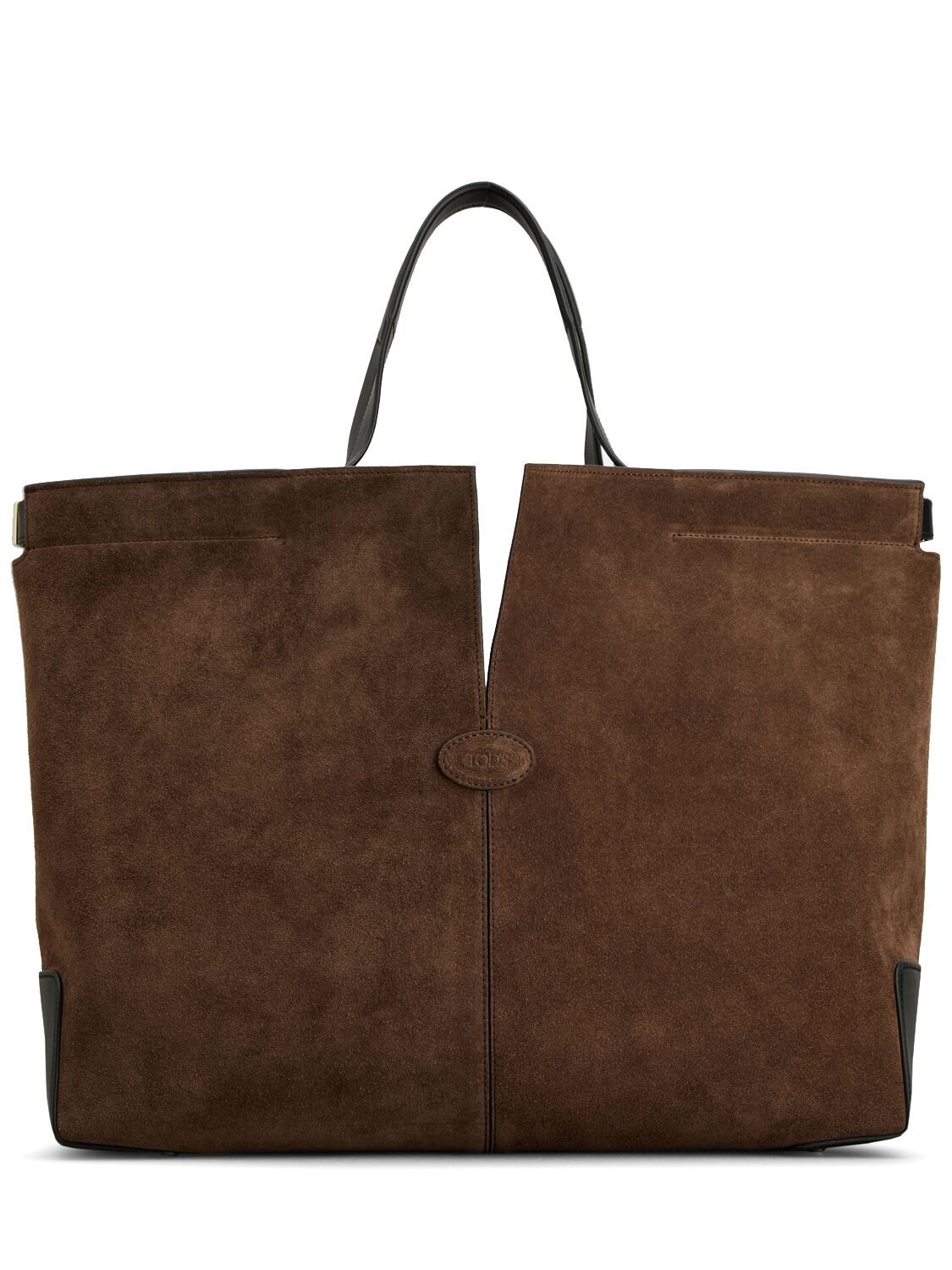 Tod's Medium Dbm Suede Shopping Bag In Brown