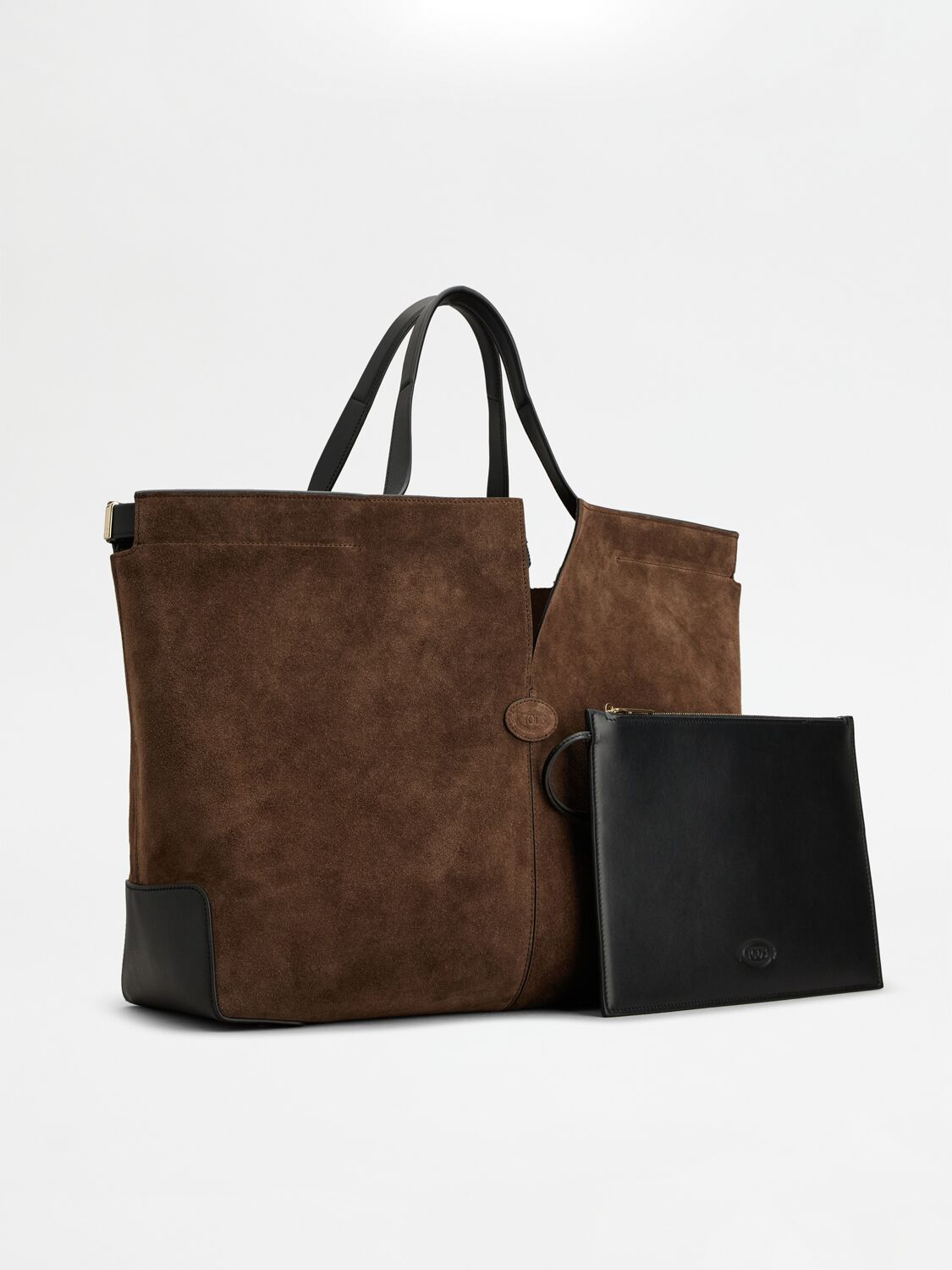 Tod's Medium Dbm Suede Shopping Bag