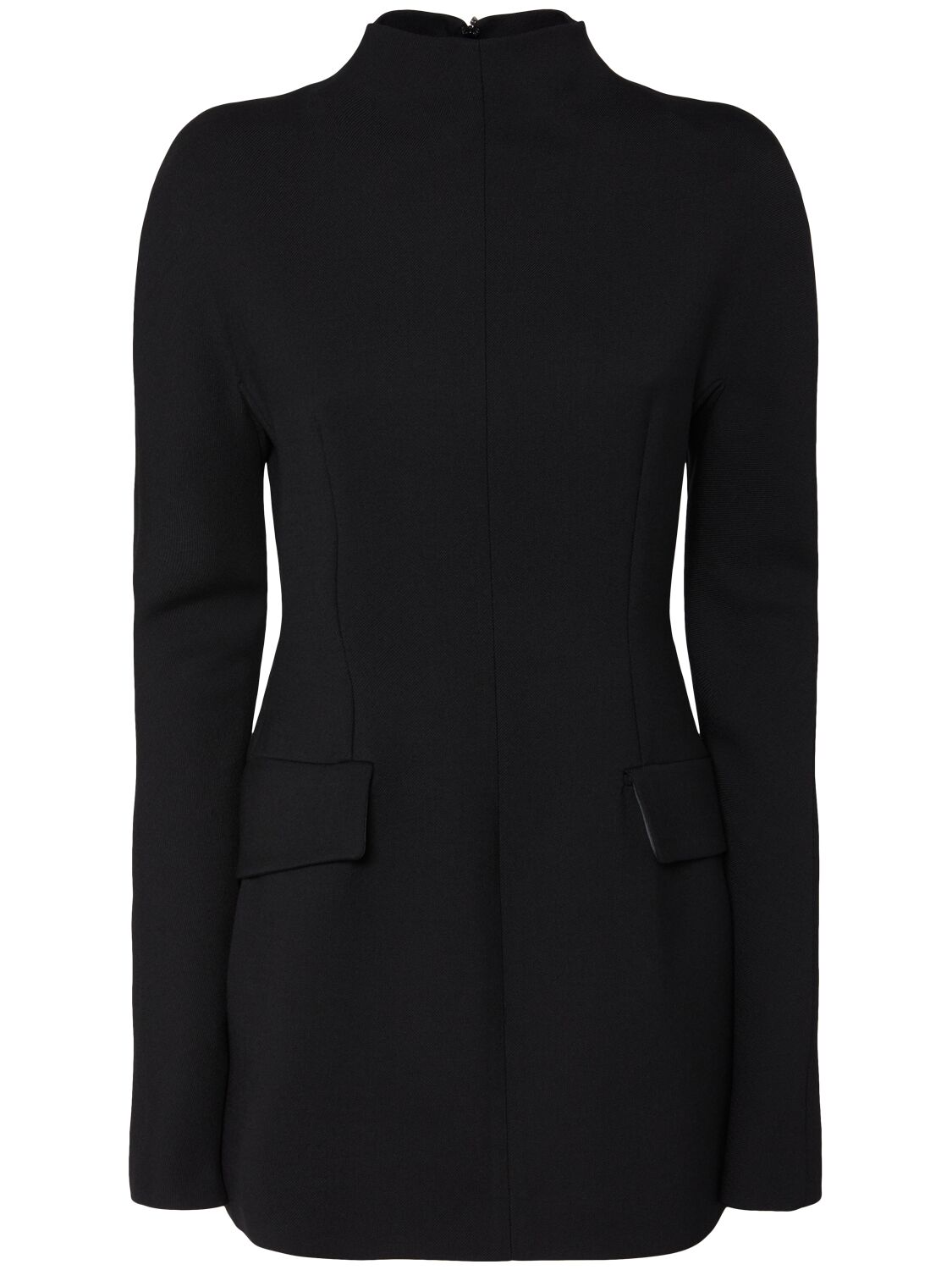 Tefrite Wool Blend Mini Dress