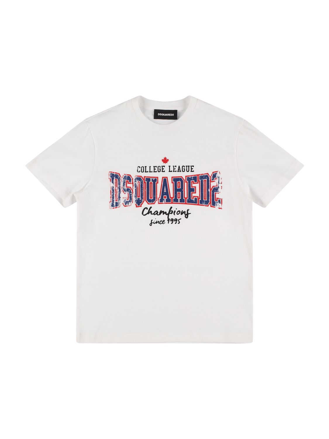 Dsquared2 Printed Cotton Jersey T-shirt