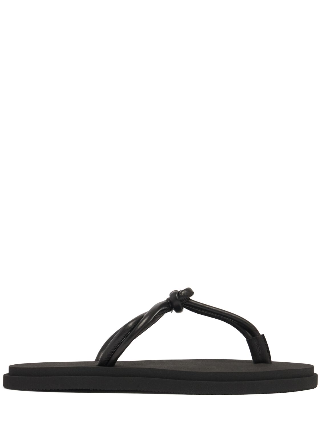 Claquettes En Cuir Et Caoutchouc Knot 10 Mm - EMME PARSONS - Modalova