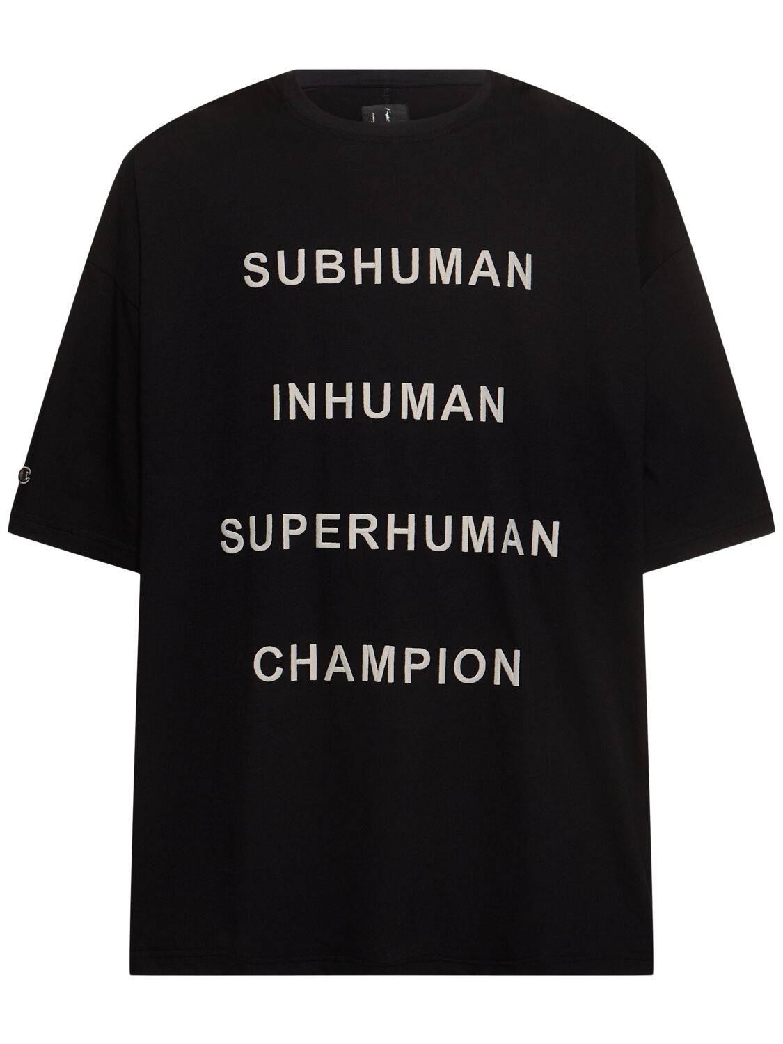 T-shirt En Coton Tommy T Champion - RICK OWENS - Modalova